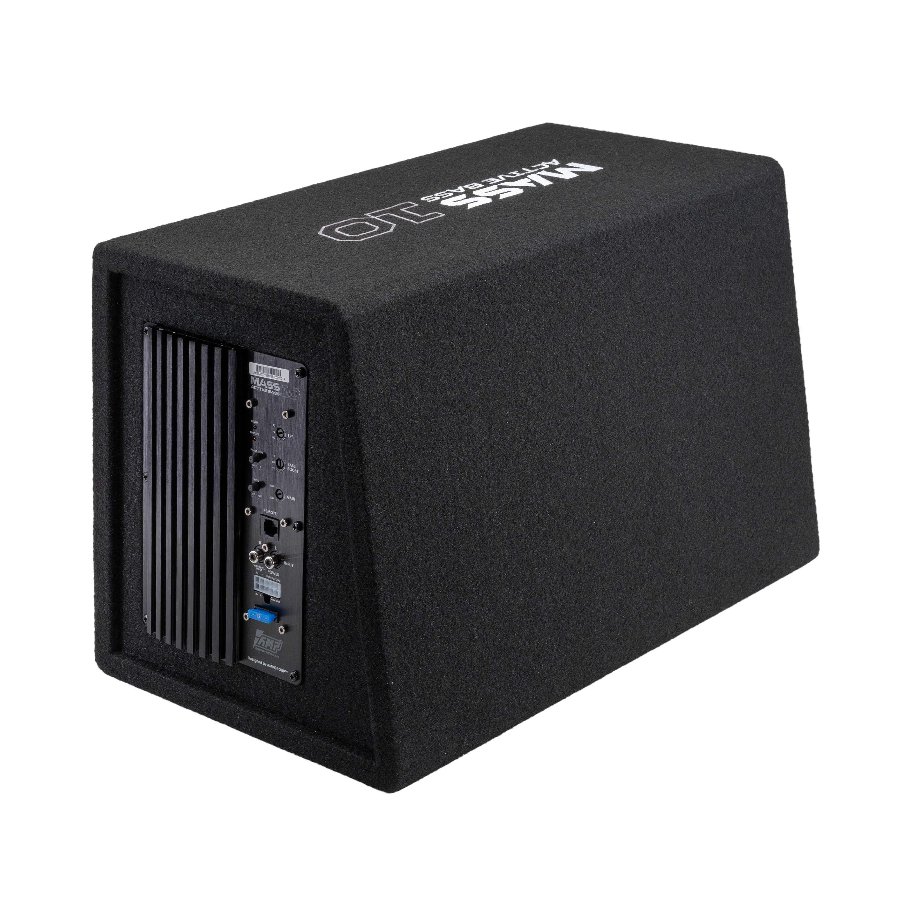 Сабвуфер корпусной активный AMP MASS ACTIVE BASS 10 оптом — цена от партии. Поставки для магазинов и установочных центров | AMPGROUP
