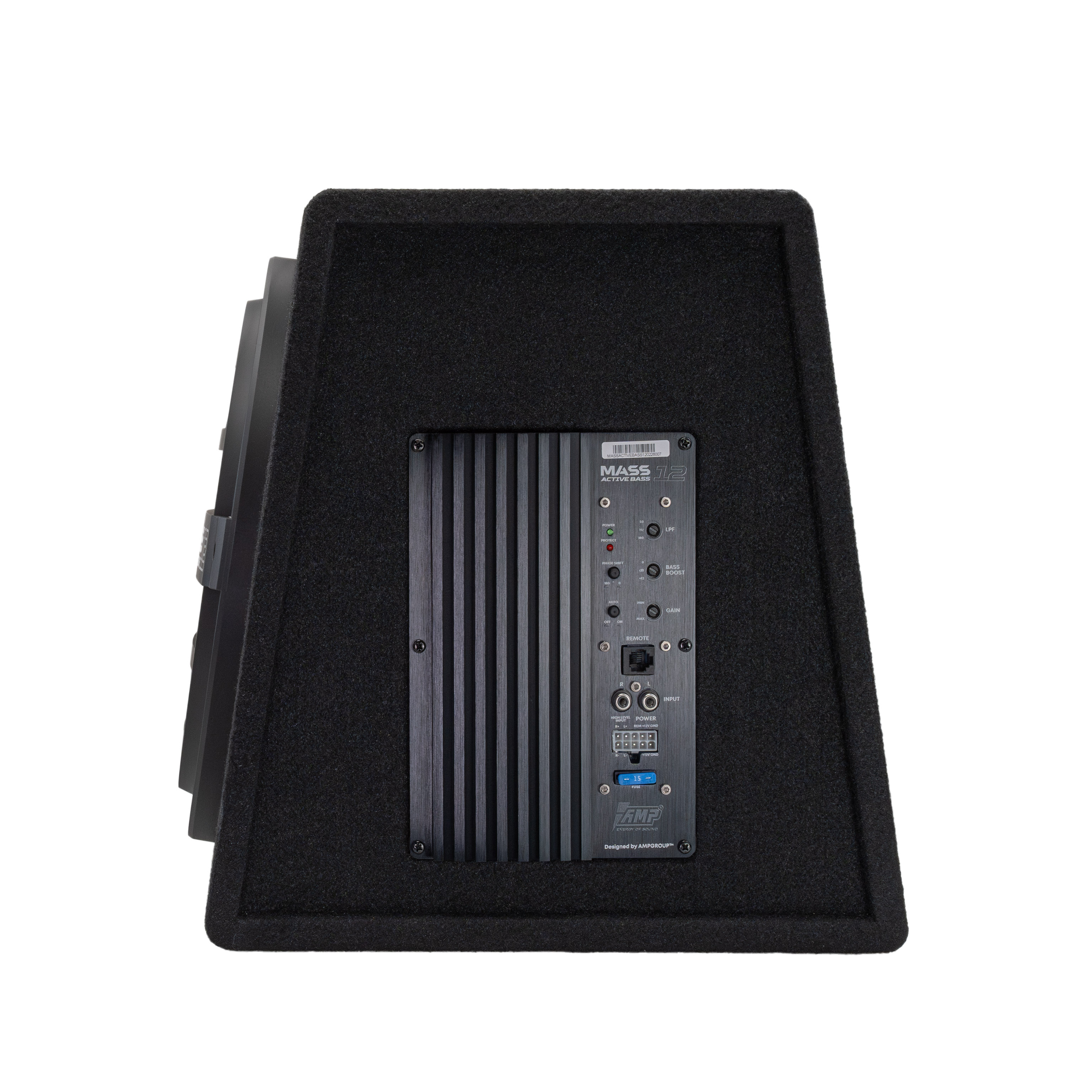 Сабвуфер корпусной активный AMP MASS ACTIVE BASS 12 оптом — цена от партии. Поставки для магазинов и установочных центров | AMPGROUP
