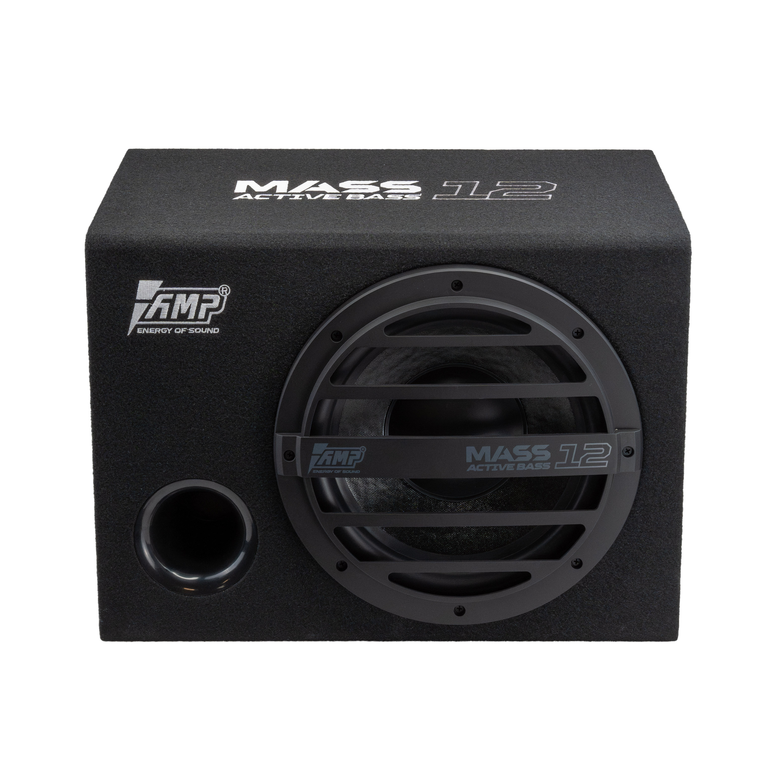Сабвуфер корпусной активный AMP MASS ACTIVE BASS 12 оптом — цена от партии. Поставки для магазинов и установочных центров | AMPGROUP
