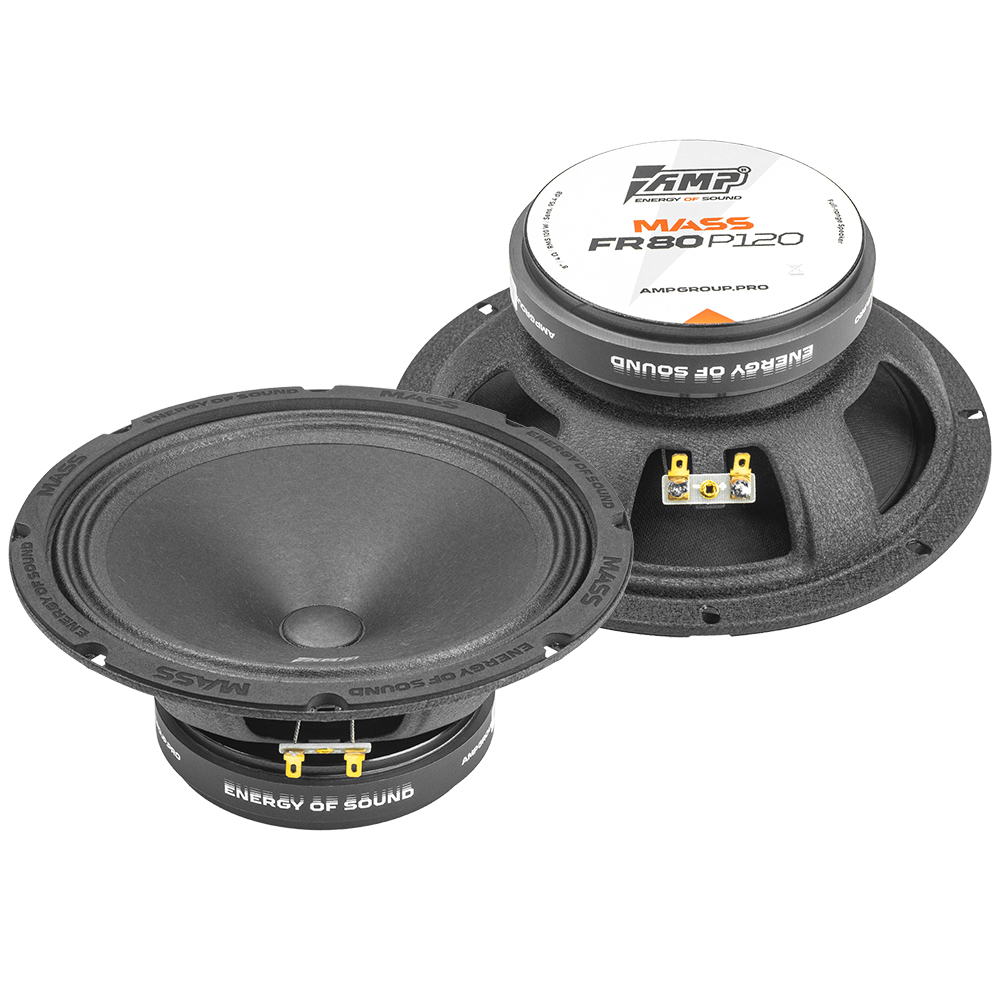 Акустика эстрадная AMP MASS FR80P120 (4ом) широкополосная оптом — цена от партии. Поставки для магазинов и установочных центров | AMPGROUP
