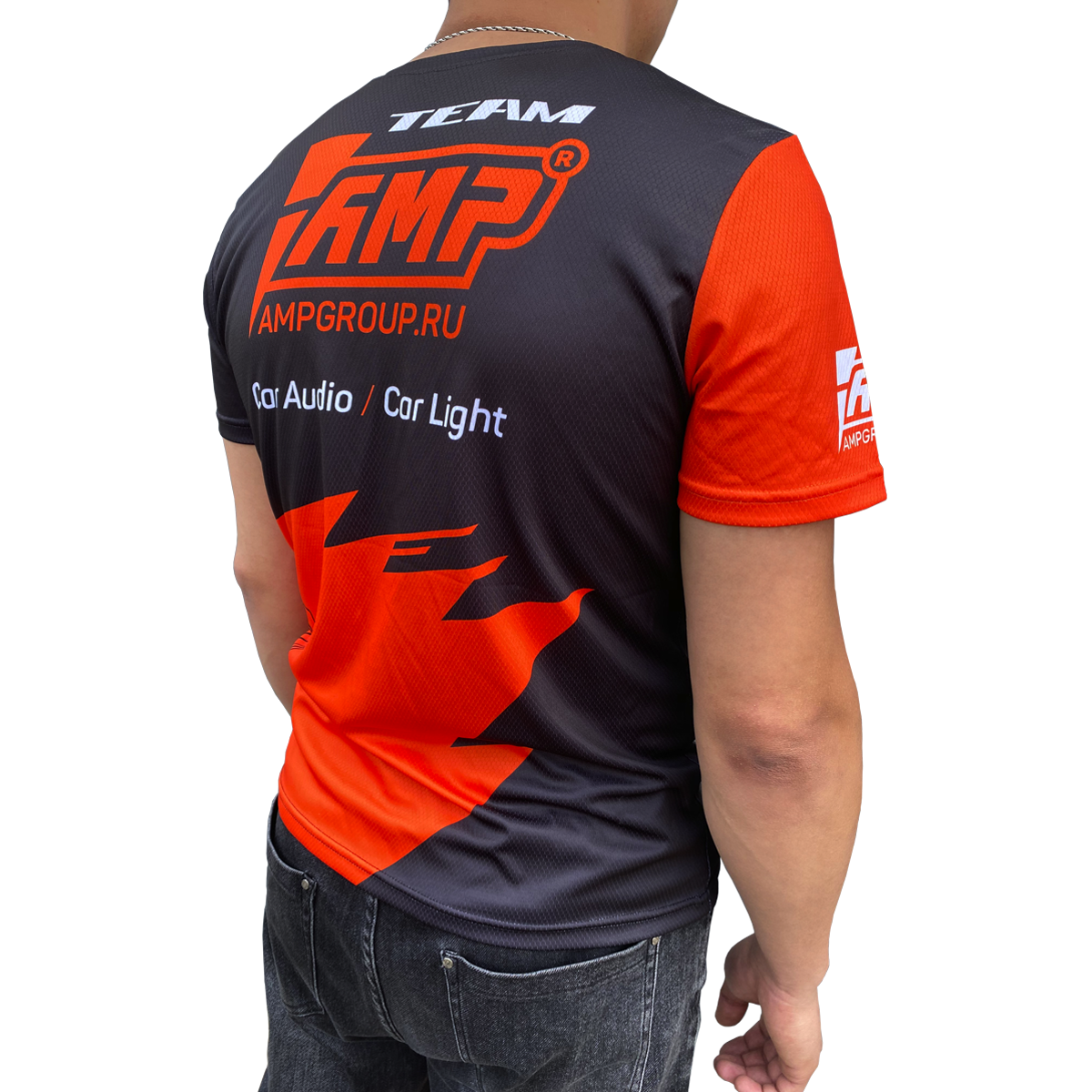 Футболка AMP TEAM оптом — цена от партии. Поставки для магазинов и установочных центров | AMPGROUP
