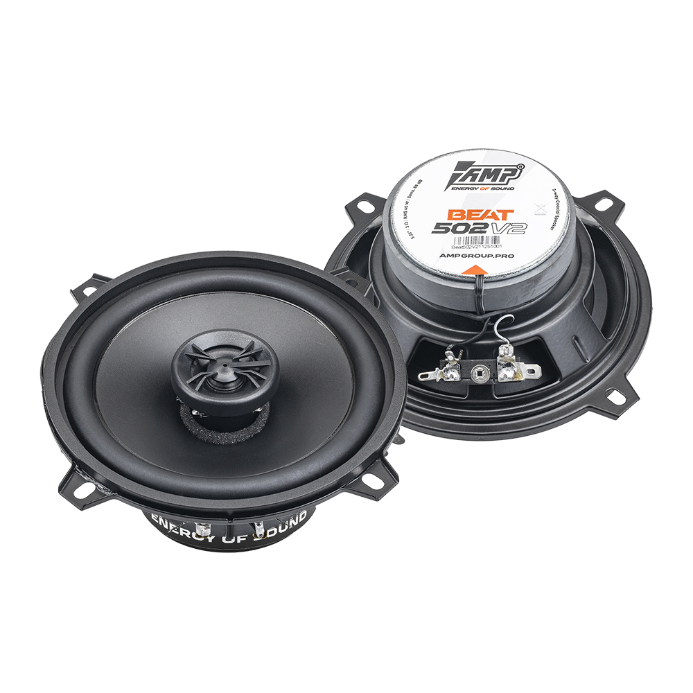 Акустика коаксиальная AMP Beat 502 v2 оптом — цена от партии. Поставки для магазинов и установочных центров | AMPGROUP

