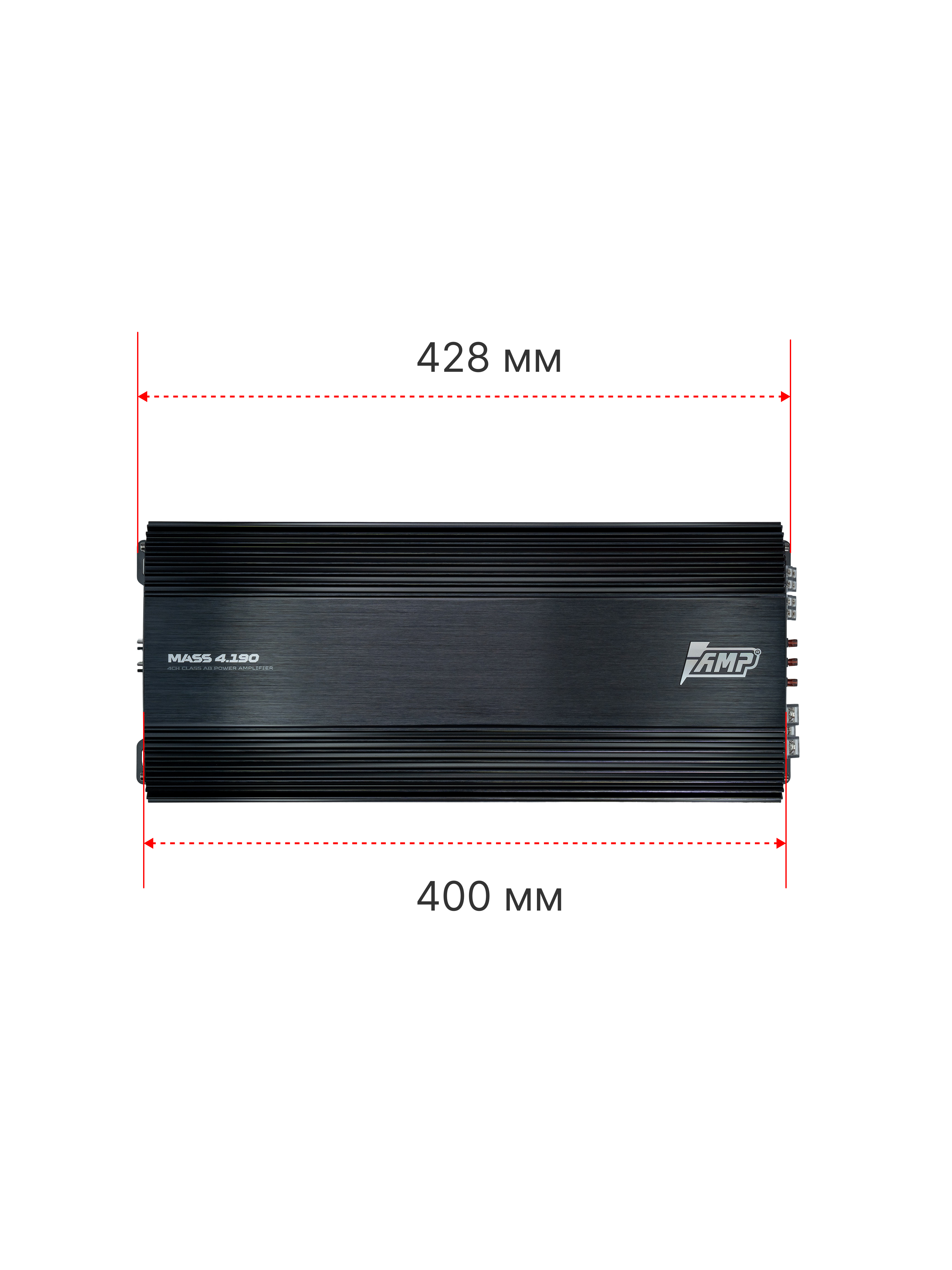 Усилитель AMP MASS 4.190 оптом — цена от партии. Поставки для магазинов и установочных центров | AMPGROUP
