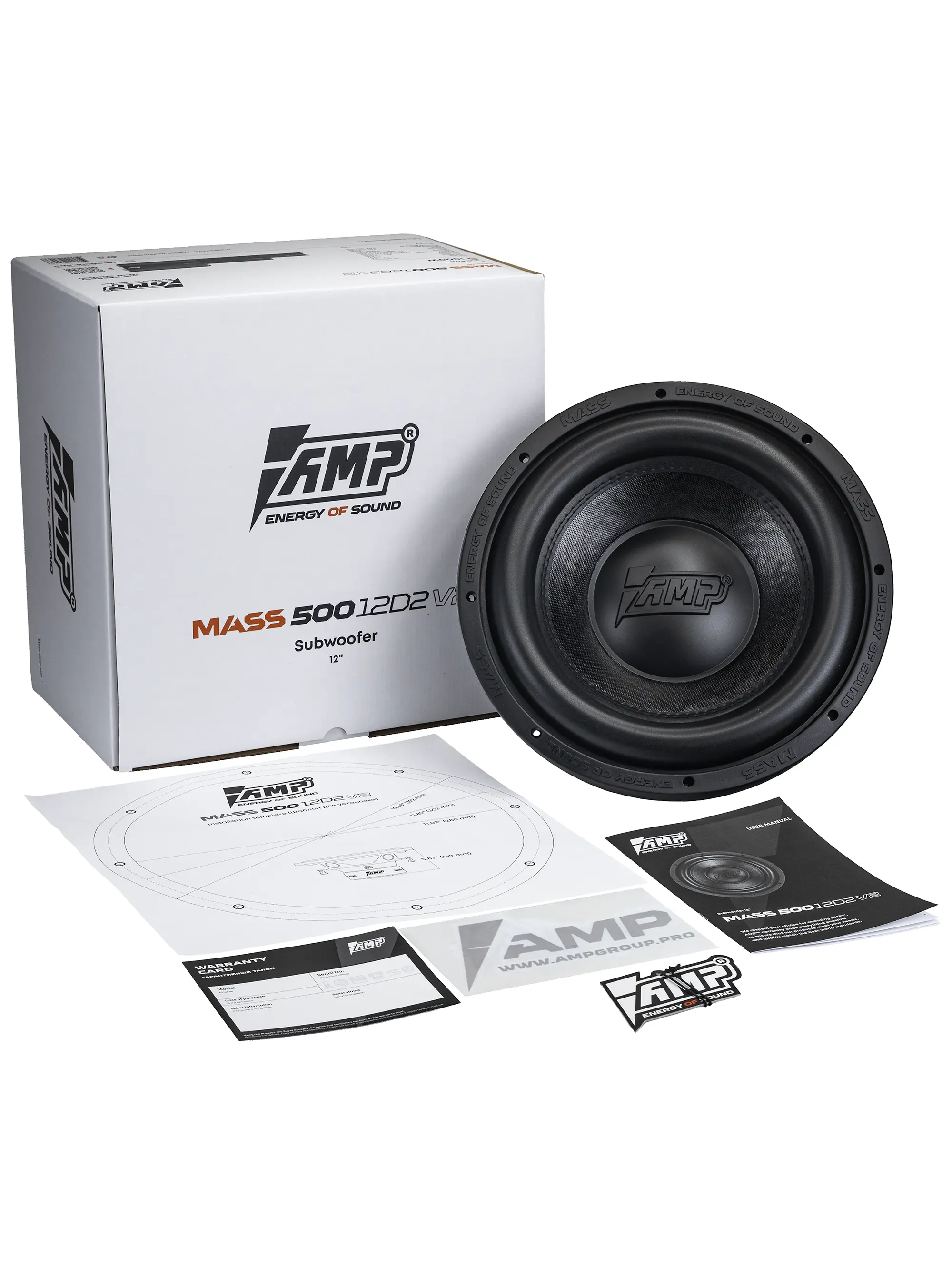 Сабвуферный динамик AMP MASS 500 12D2 V.2, AMP GROUP Сабвуферный динамик AMP MASS 500 12D2 V.2: оптовый каталог AMP GROUP для дилеров. Модели, характеристики и фотографии. Условия заказа и сотрудничества уточняйте у менеджера.