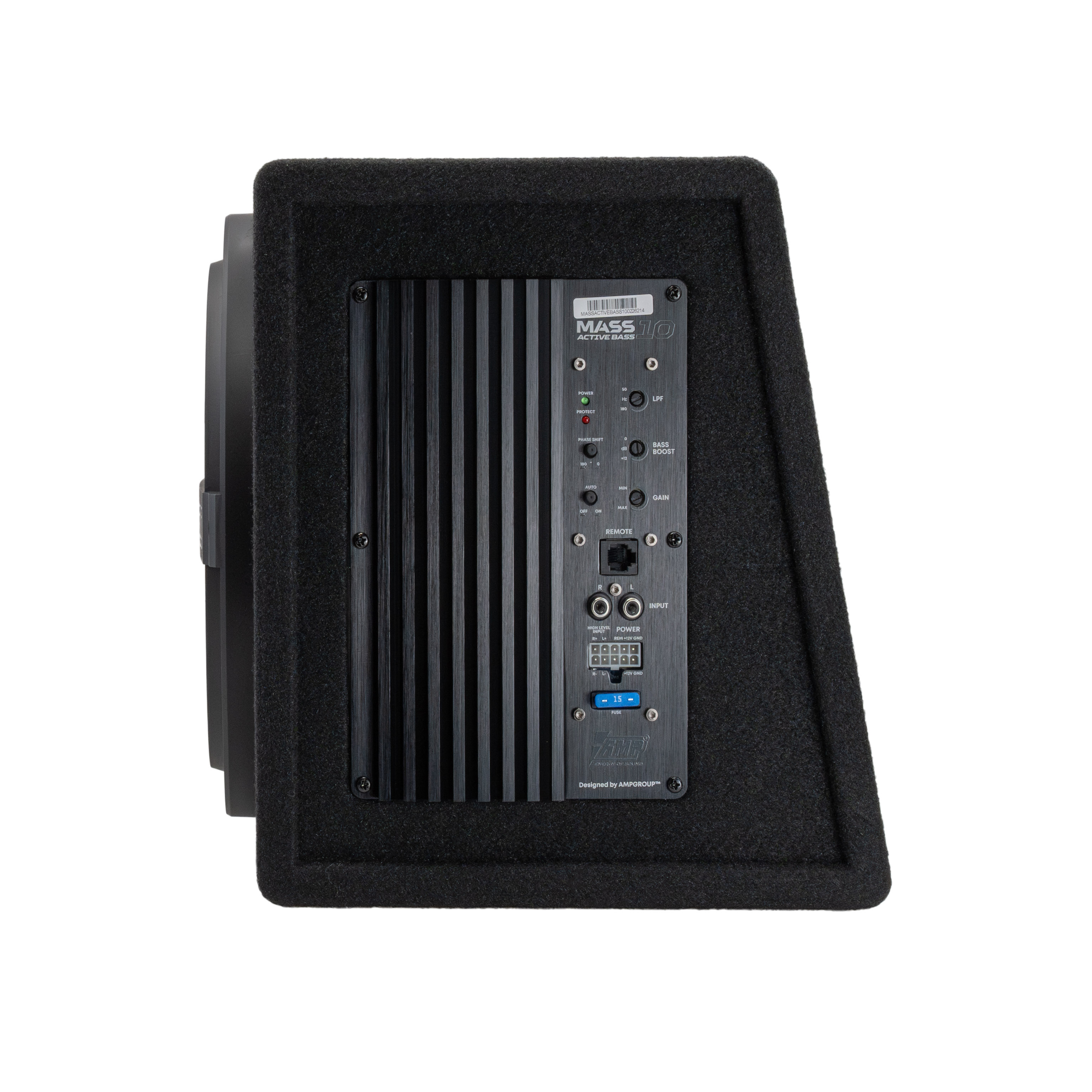 Сабвуфер корпусной активный AMP MASS ACTIVE BASS 10 оптом — цена от партии. Поставки для магазинов и установочных центров | AMPGROUP
