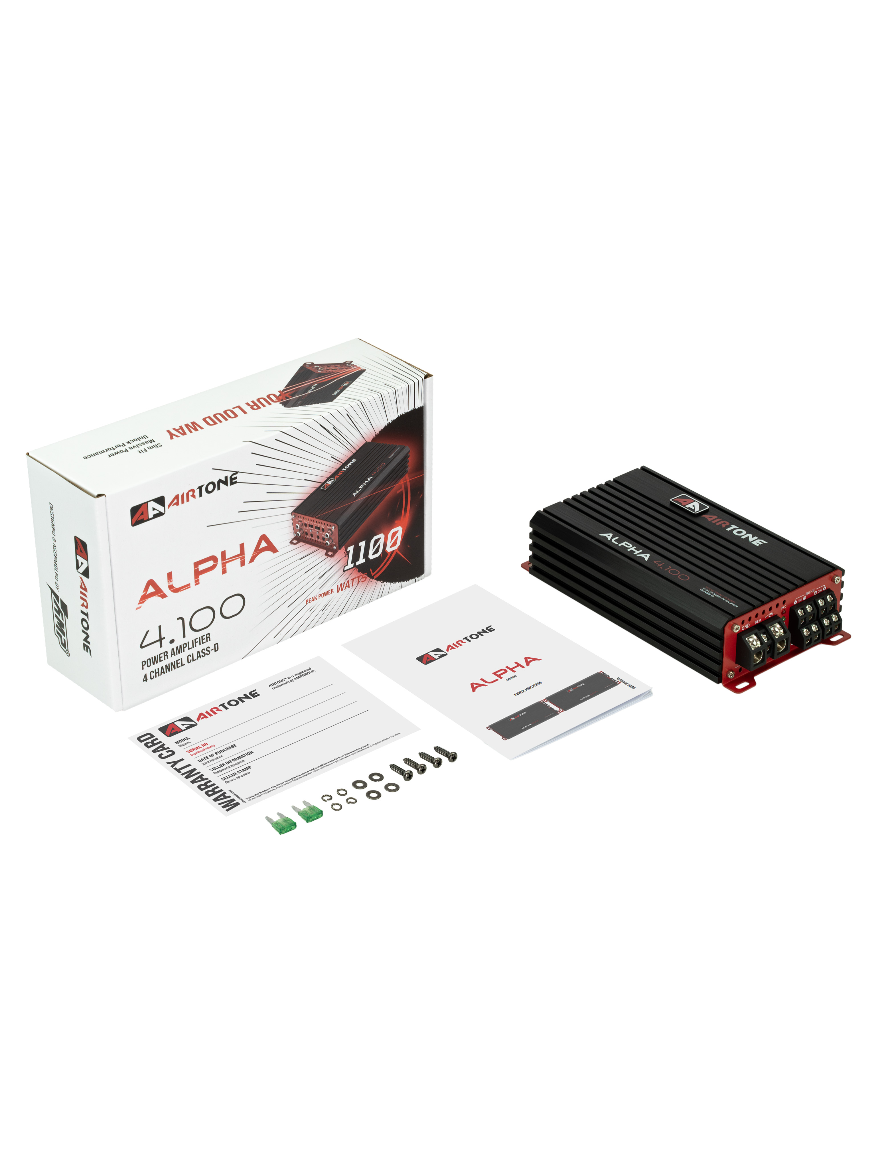 Усилитель AIRTONE ALPHA 4.100 оптом — цена от партии. Поставки для магазинов и установочных центров | AMPGROUP
