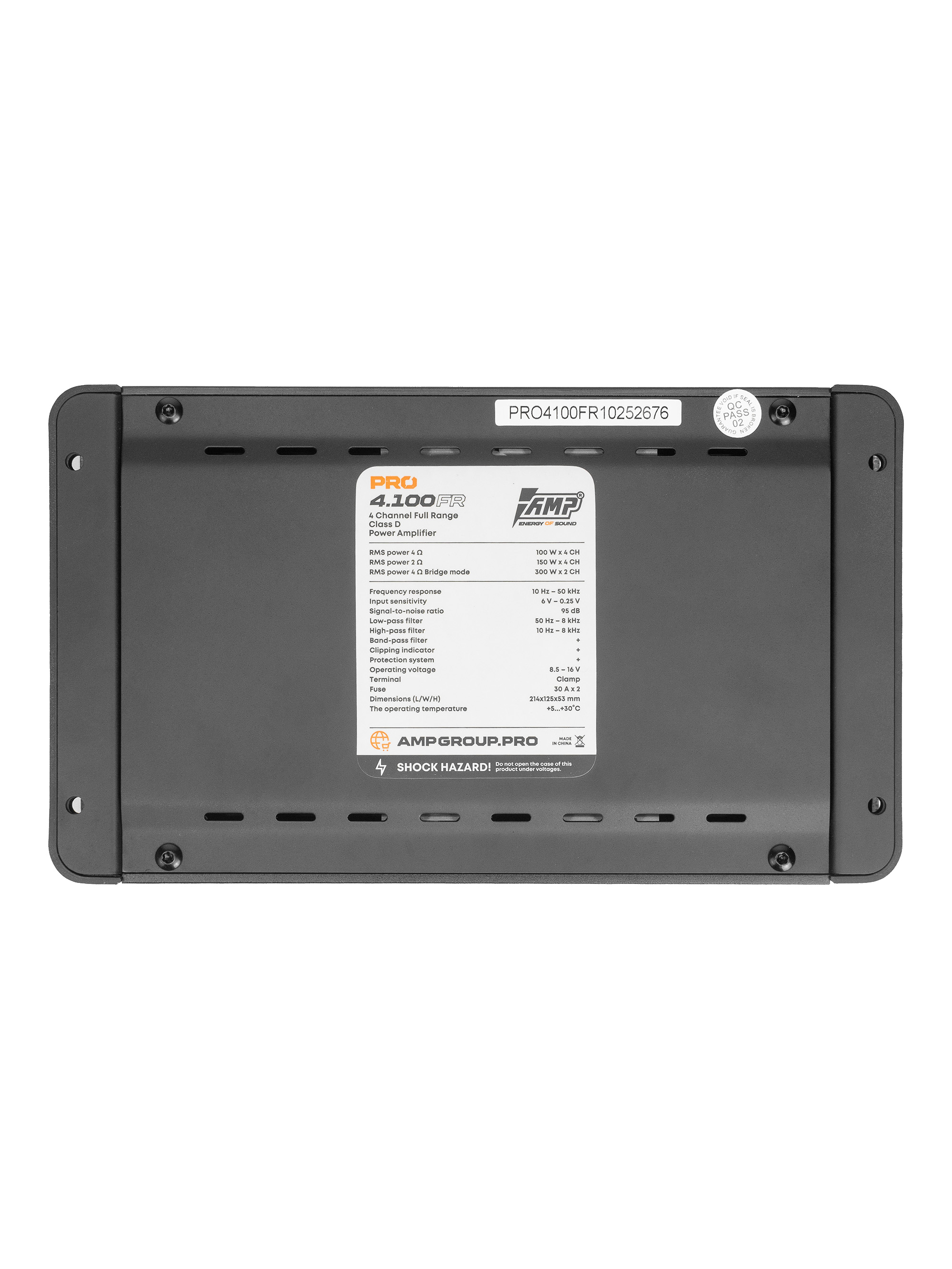 Усилитель AMP PRO 4.100FR оптом — цена от партии. Поставки для магазинов и установочных центров | AMPGROUP

