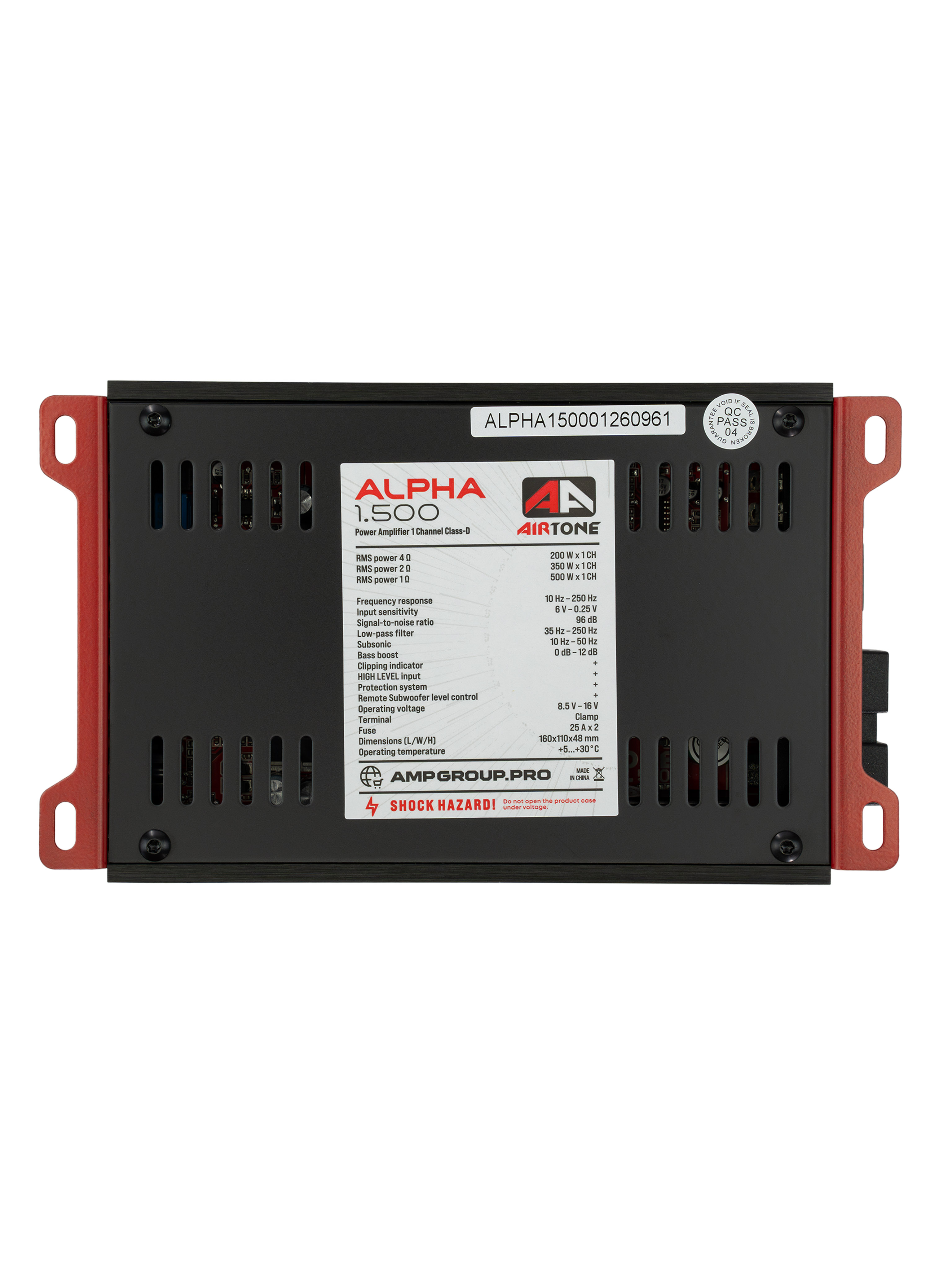 Усилитель AIRTONE ALPHA 1.500 оптом — цена от партии. Поставки для магазинов и установочных центров | AMPGROUP
