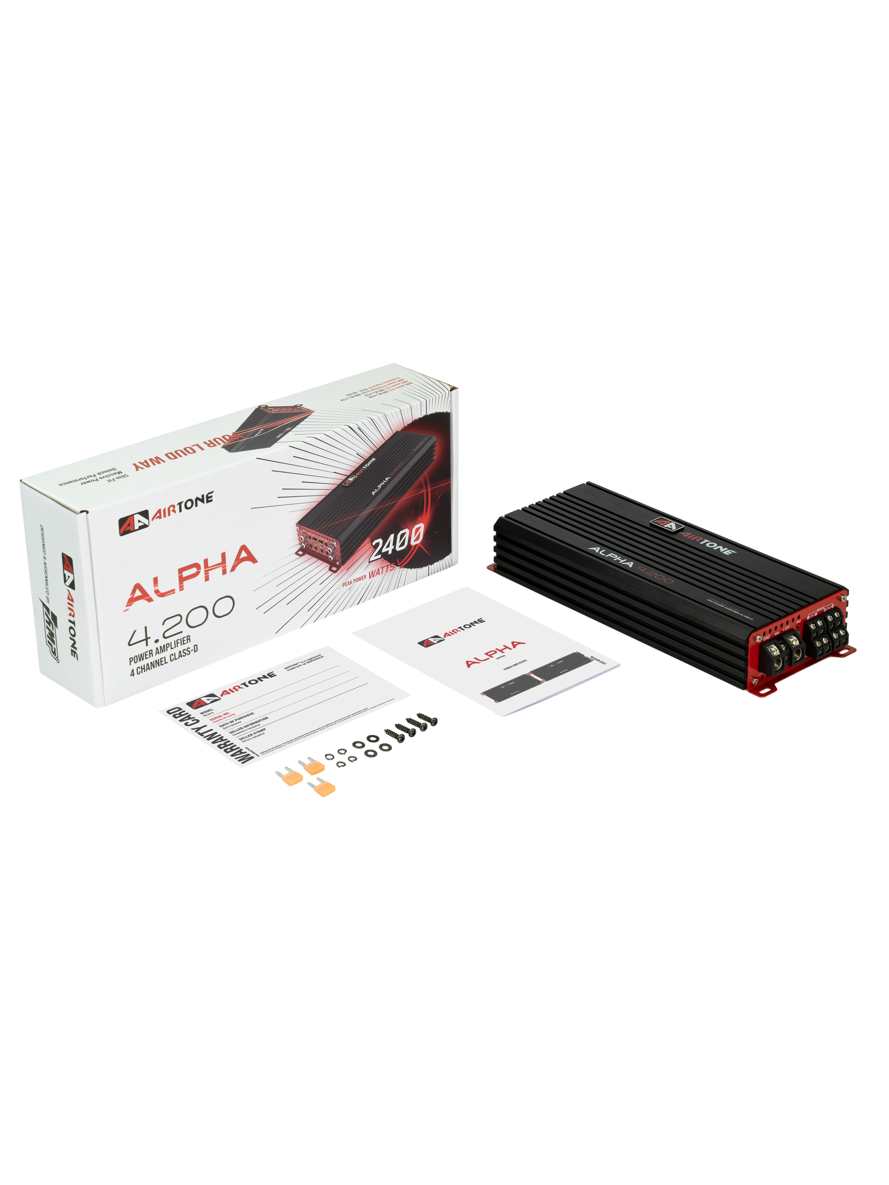 Усилитель AIRTONE ALPHA 4.200 оптом — цена от партии. Поставки для магазинов и установочных центров | AMPGROUP
