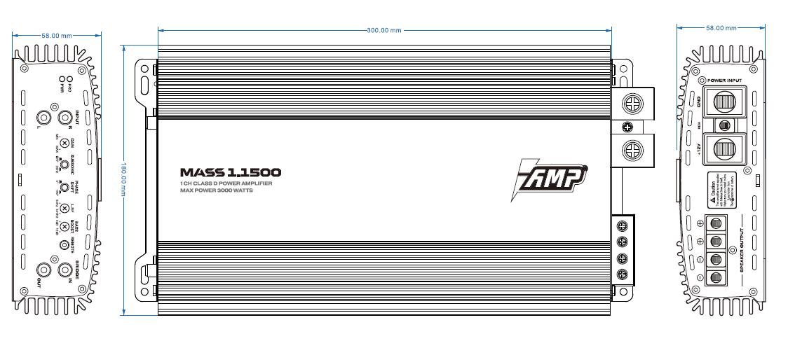 Усилитель AMP MASS 1.1500 оптом — цена от партии. Поставки для магазинов и установочных центров | AMPGROUP
