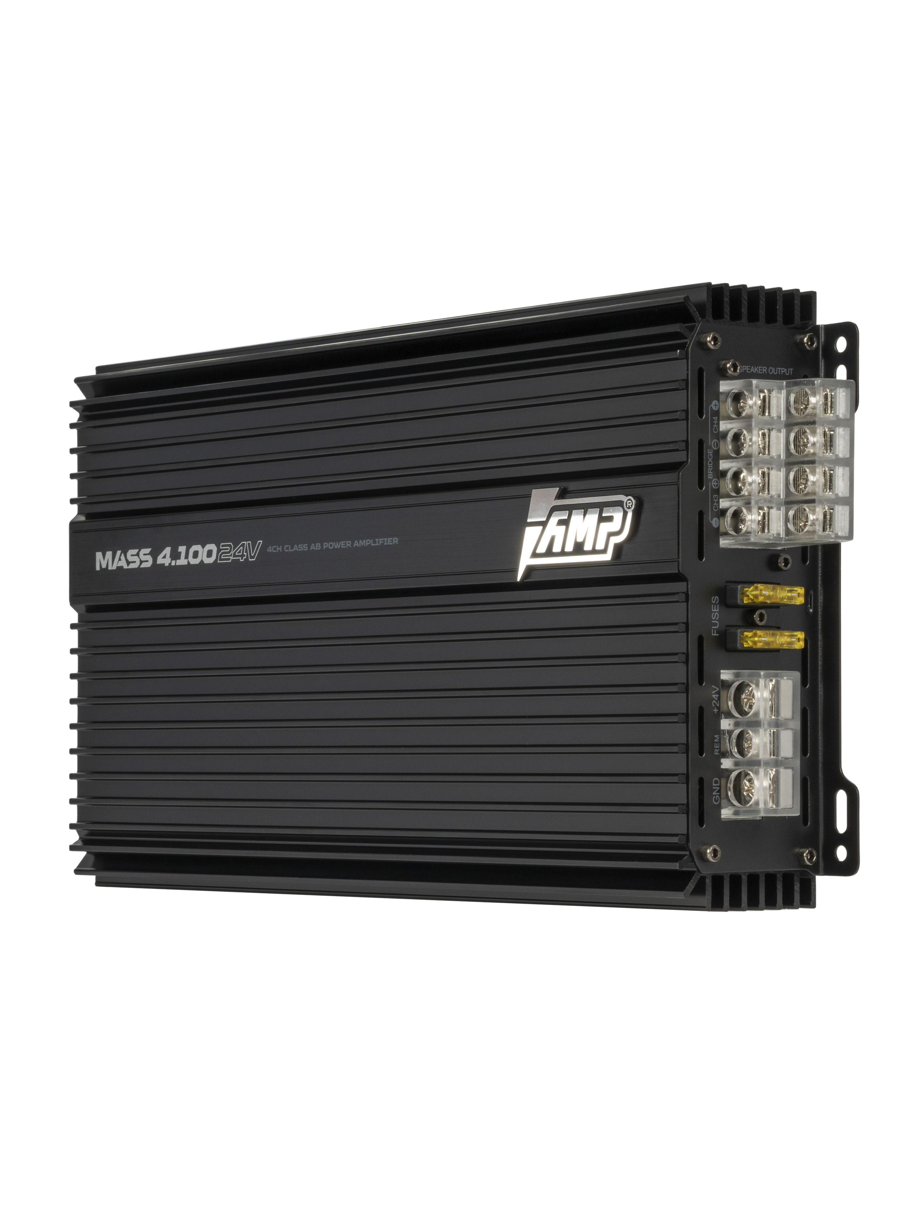 Усилитель AMP MASS 4.100 24V(6) оптом — цена от партии. Поставки для магазинов и установочных центров | AMPGROUP
