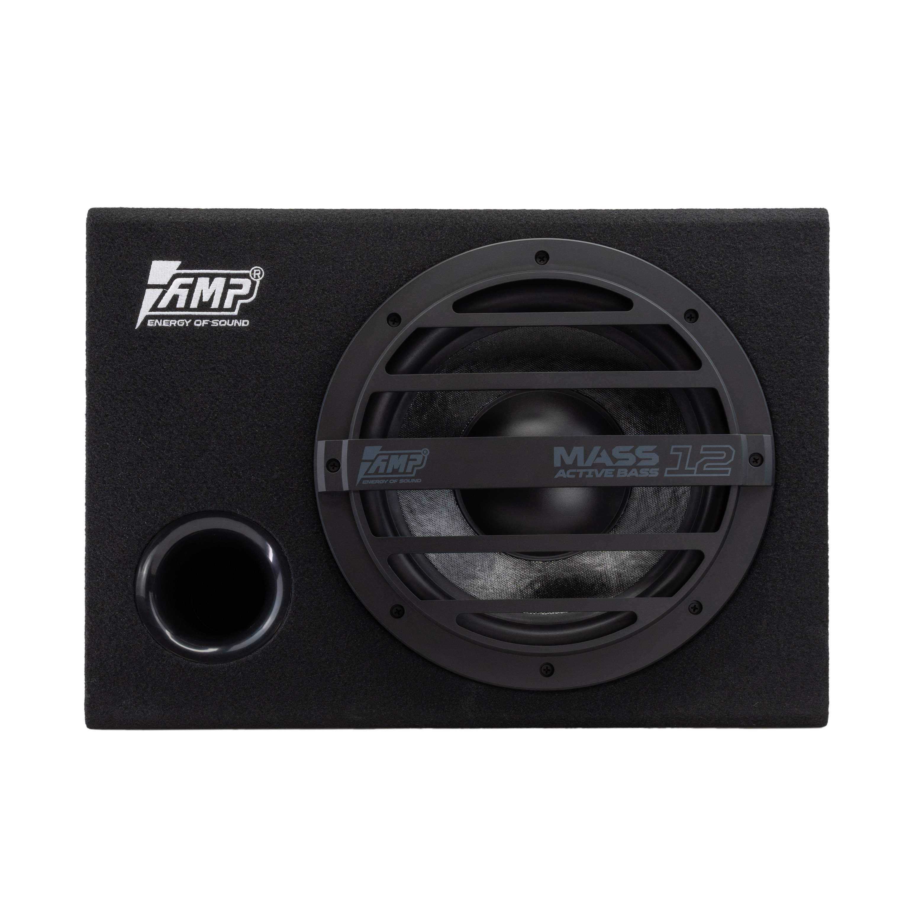 Сабвуфер корпусной активный AMP MASS ACTIVE BASS 12 оптом — цена от партии. Поставки для магазинов и установочных центров | AMPGROUP
