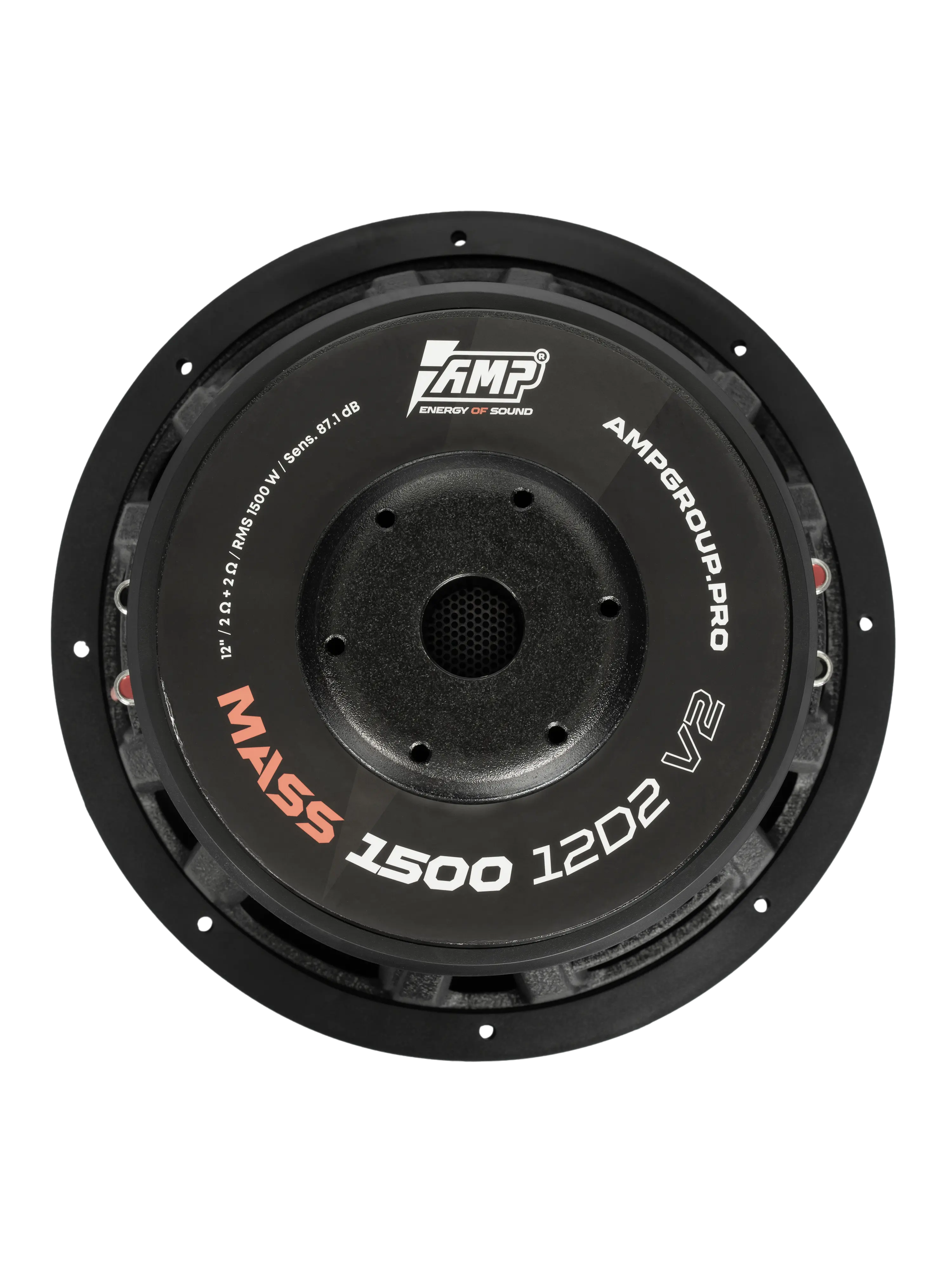 Сабвуферный динамик AMP MASS 1500 12D2 V.2 (2+2 Ом, rms1500): оптовый каталог AMP GROUP для дилеров. Модели, характеристики и фотографии. Условия заказа и сотрудничества уточняйте у менеджера.