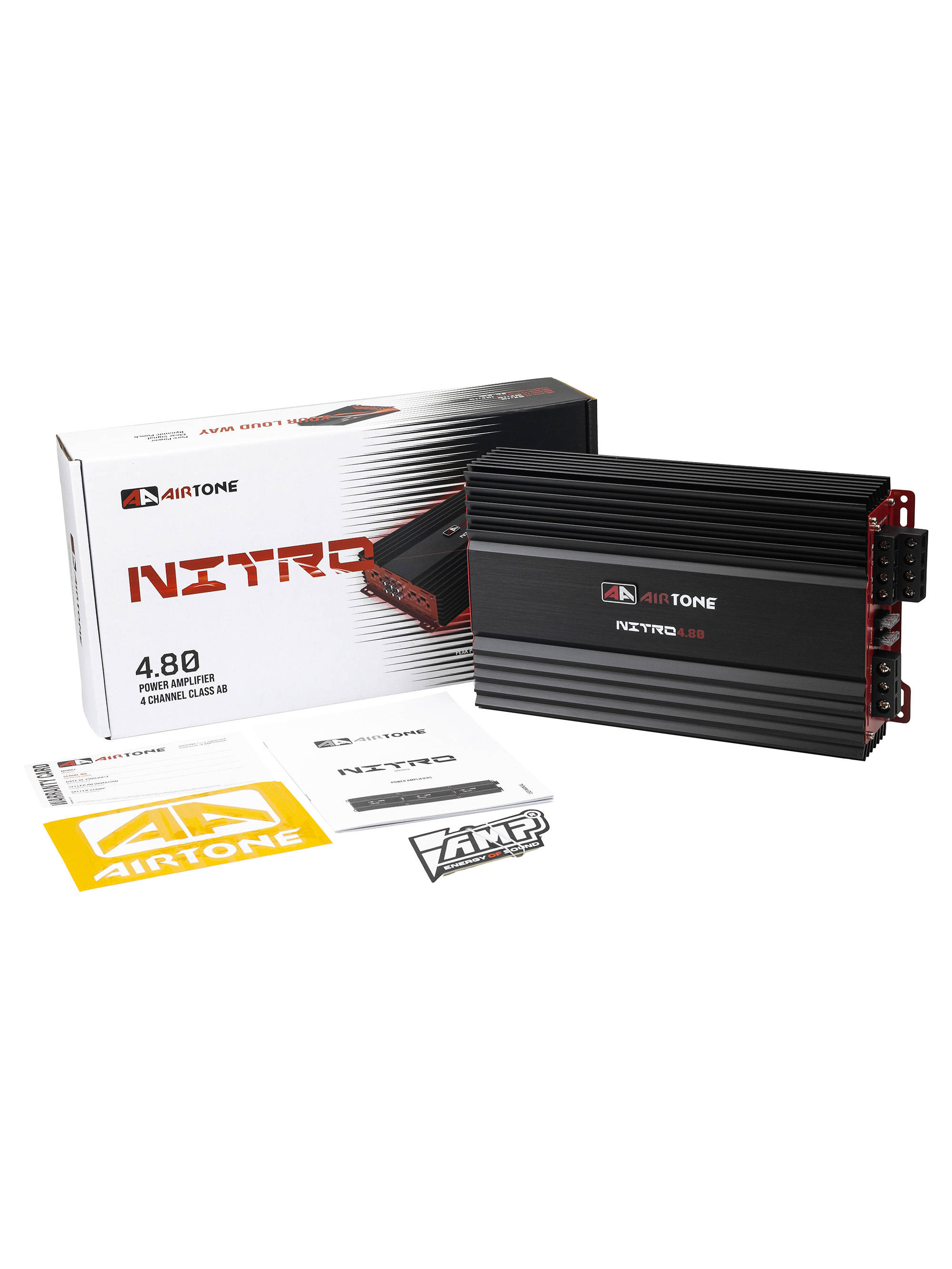 Усилитель AIRTONE NITRO 4.80 оптом — цена от партии. Поставки для магазинов и установочных центров | AMPGROUP
