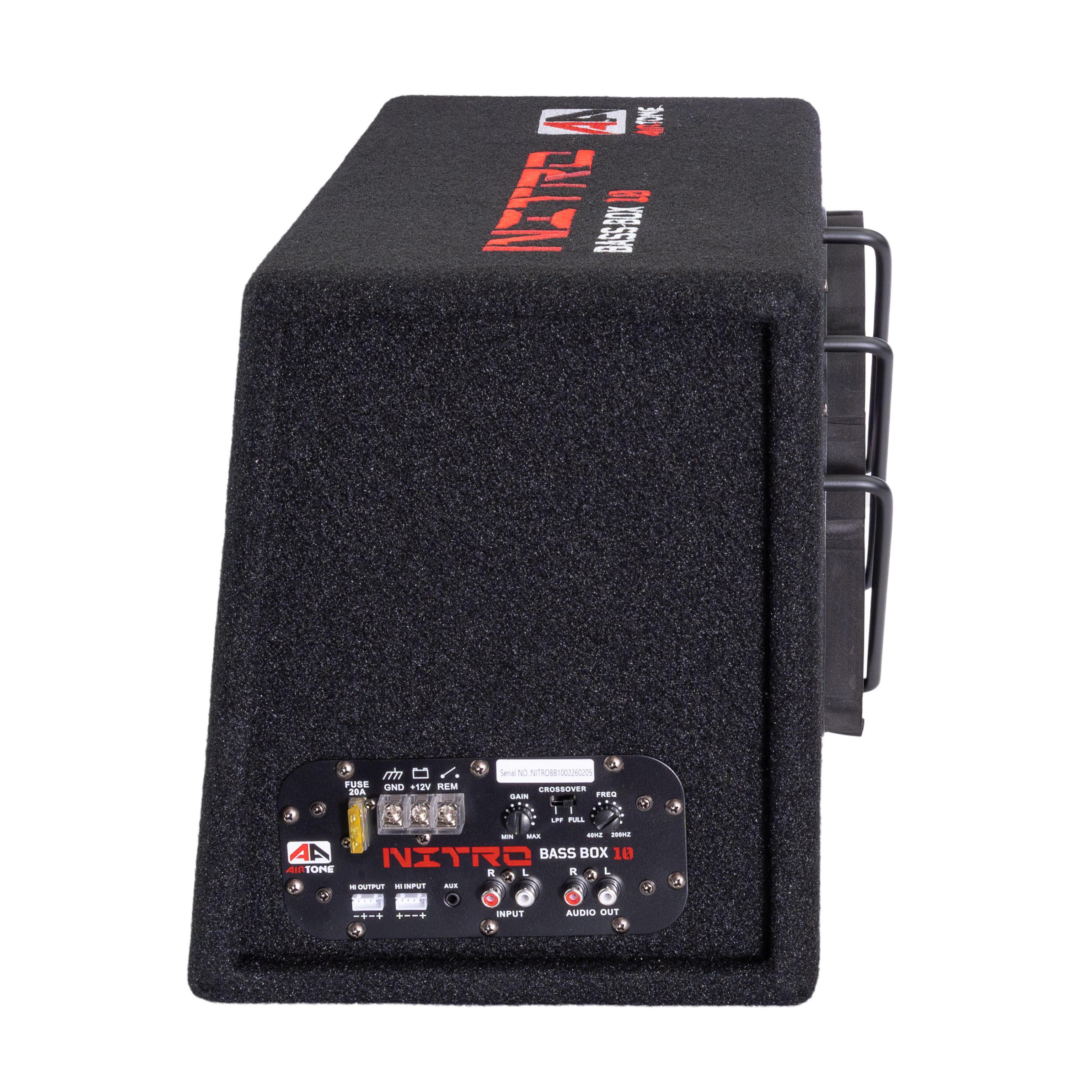 Сабвуфер корпусной активный AIRTONE NITRO BASS BOX 10 оптом — цена от партии. Поставки для магазинов и установочных центров | AMPGROUP
