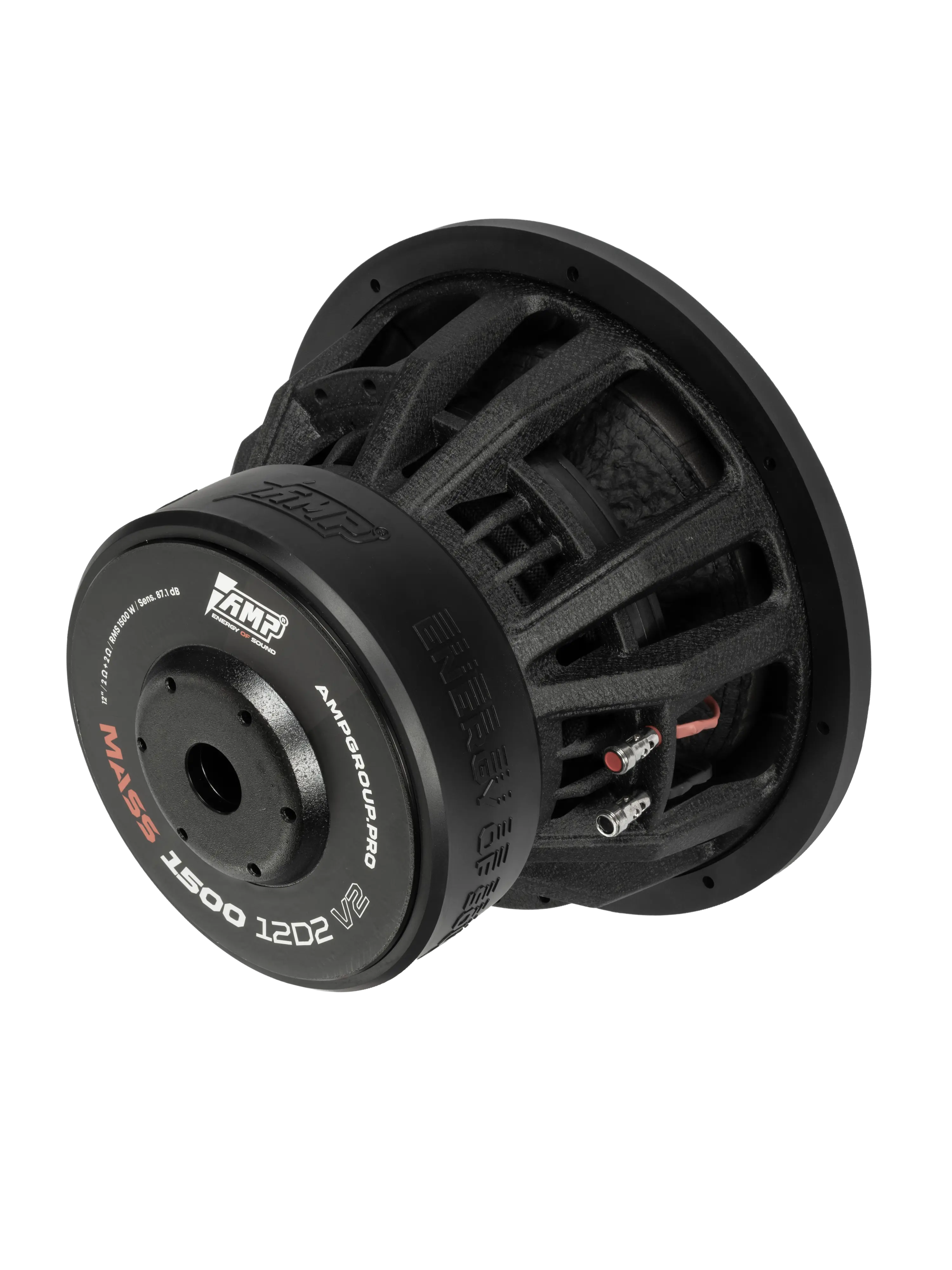 Сабвуферный динамик AMP MASS 1500 12D2 V.2 (2+2 Ом, rms1500): оптовый каталог AMP GROUP для дилеров. Модели, характеристики и фотографии. Условия заказа и сотрудничества уточняйте у менеджера.