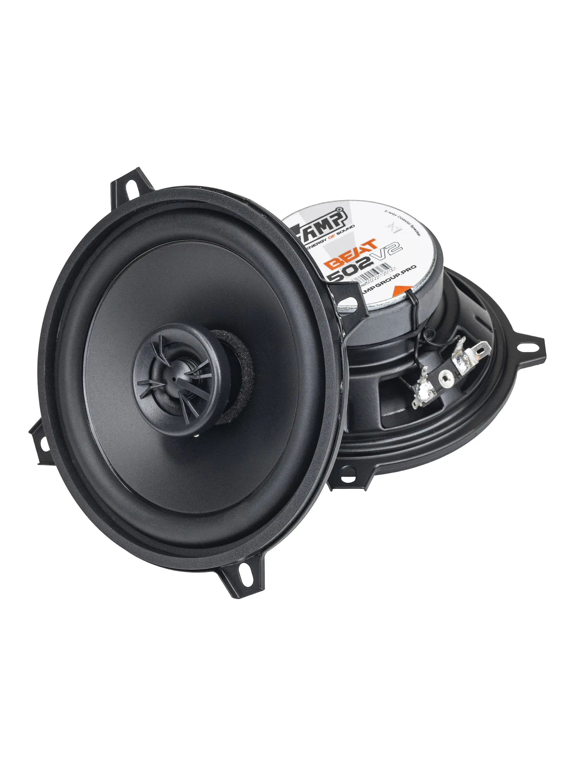 Акустика коаксиальная AMP Beat 502 v2 оптом — цена от партии. Поставки для магазинов и установочных центров | AMPGROUP

