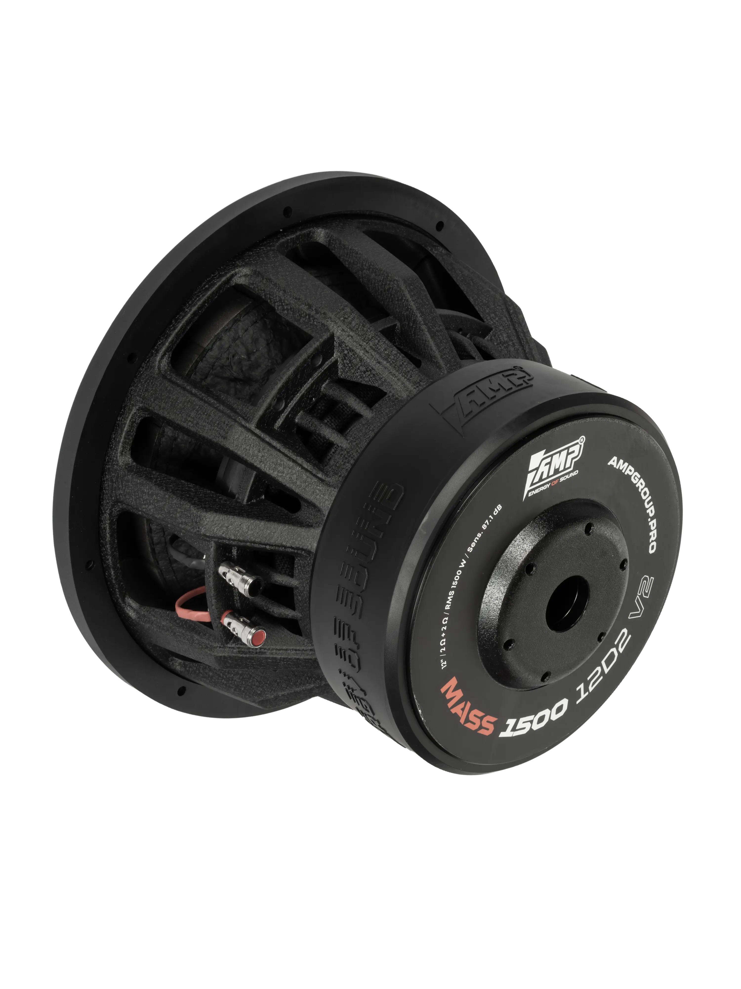 Сабвуферный динамик AMP MASS 1500 12D2 V.2 (2+2 Ом, rms1500): оптовый каталог AMP GROUP для дилеров. Модели, характеристики и фотографии. Условия заказа и сотрудничества уточняйте у менеджера.