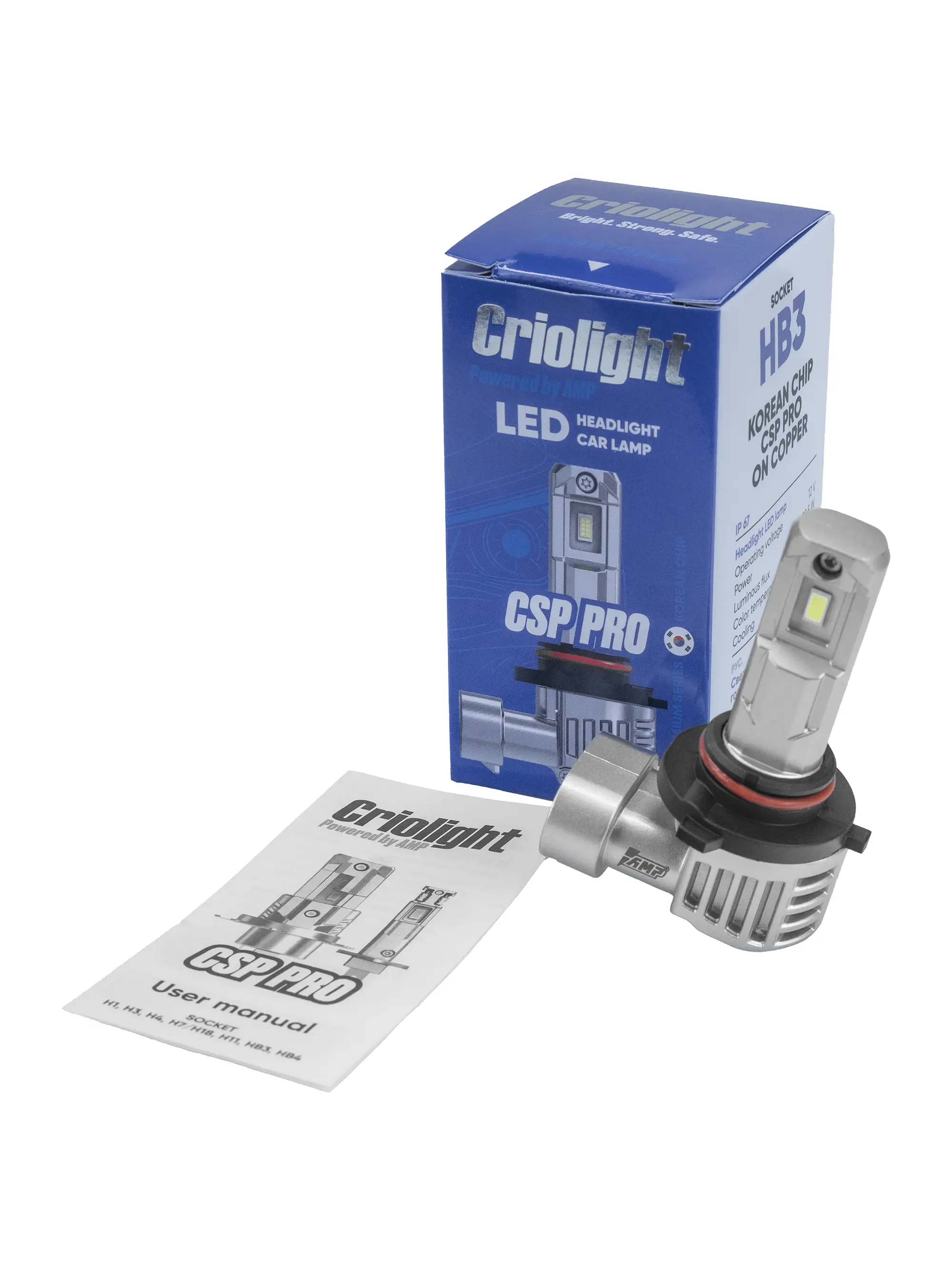 Светодиод головного света AMP/Criolight PRO CSP HB3 оптом — цена от партии. Поставки для магазинов и установочных центров | AMPGROUP
