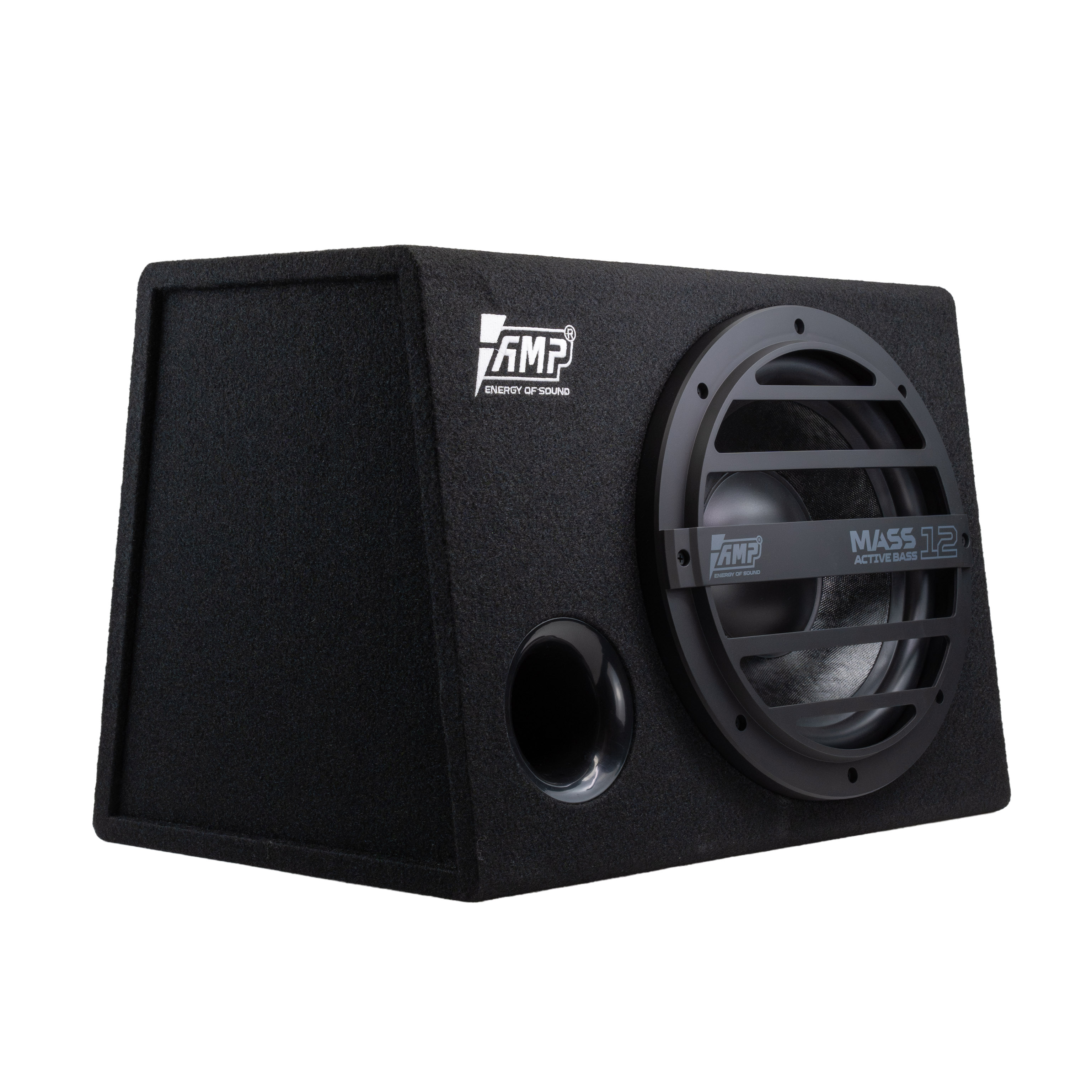 Сабвуфер корпусной активный AMP MASS ACTIVE BASS 12 оптом — цена от партии. Поставки для магазинов и установочных центров | AMPGROUP
