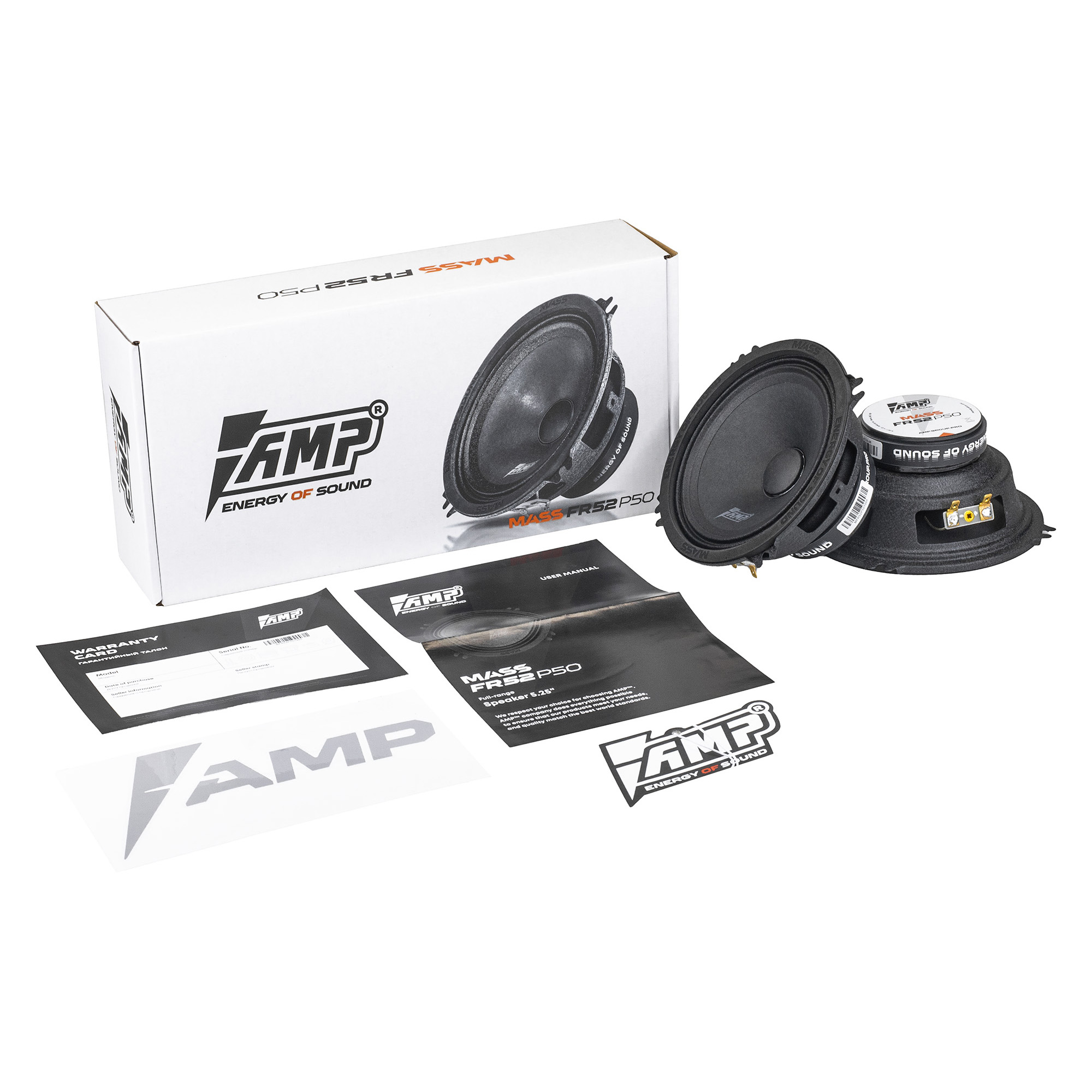Акустика эстрадная AMP MASS FR52P50 (4ом) широкополосная оптом — цена от партии. Поставки для магазинов и установочных центров | AMPGROUP
