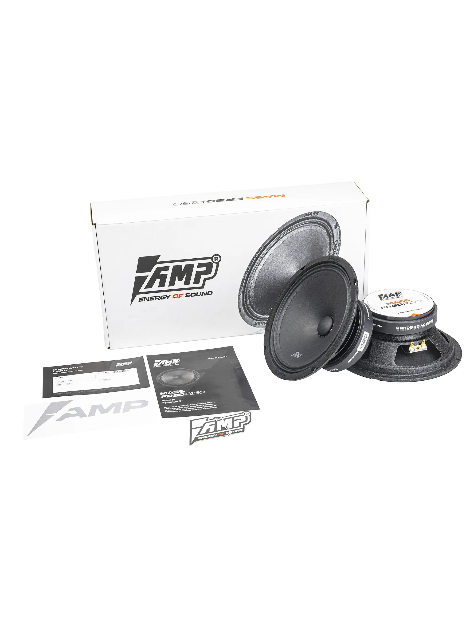 Акустика эстрадная AMP MASS FR80P150 (4ом) широкополосная оптом — цена от партии. Поставки для магазинов и установочных центров | AMPGROUP
