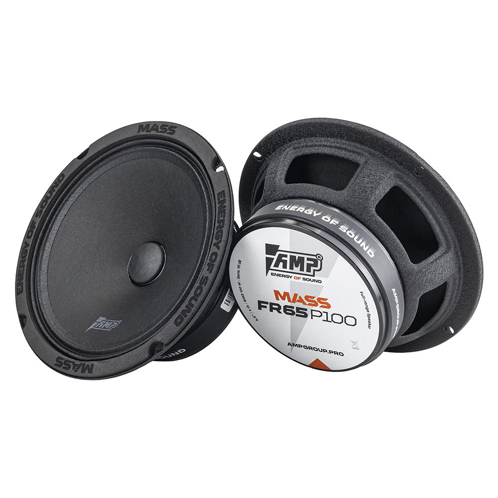 Акустика эстрадная AMP MASS FR65P100 (4ом) широкополосная оптом — цена от партии. Поставки для магазинов и установочных центров | AMPGROUP
