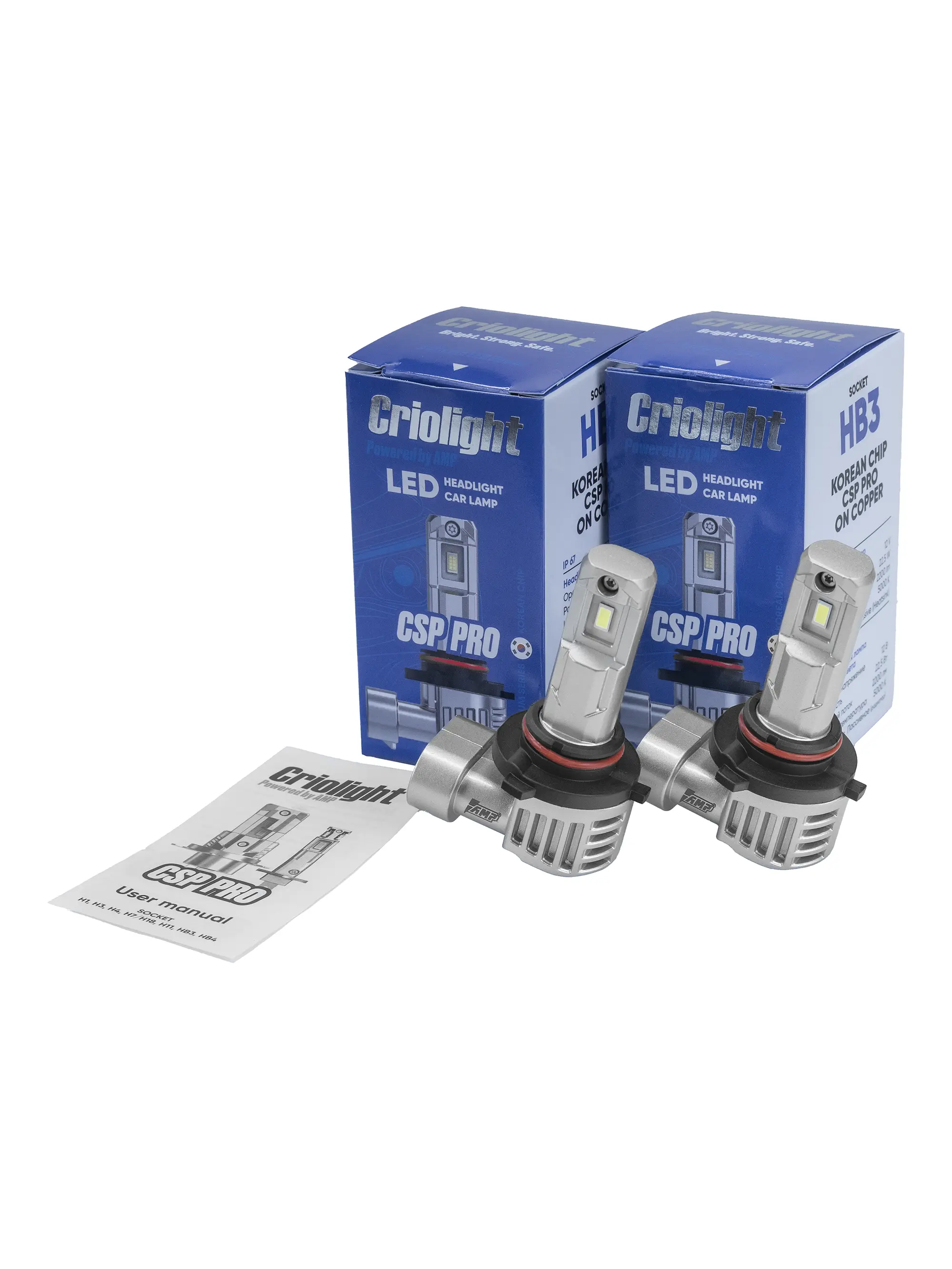 Светодиод головного света AMP/Criolight PRO CSP HB3 оптом — цена от партии. Поставки для магазинов и установочных центров | AMPGROUP
