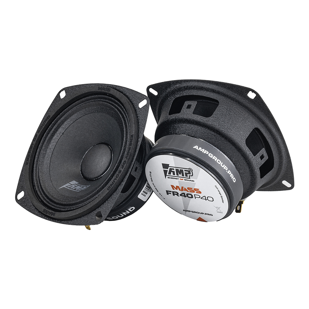 Акустика эстрадная AMP MASS FR40P40 (4ом) широкополосная оптом — цена от партии. Поставки для магазинов и установочных центров | AMPGROUP
