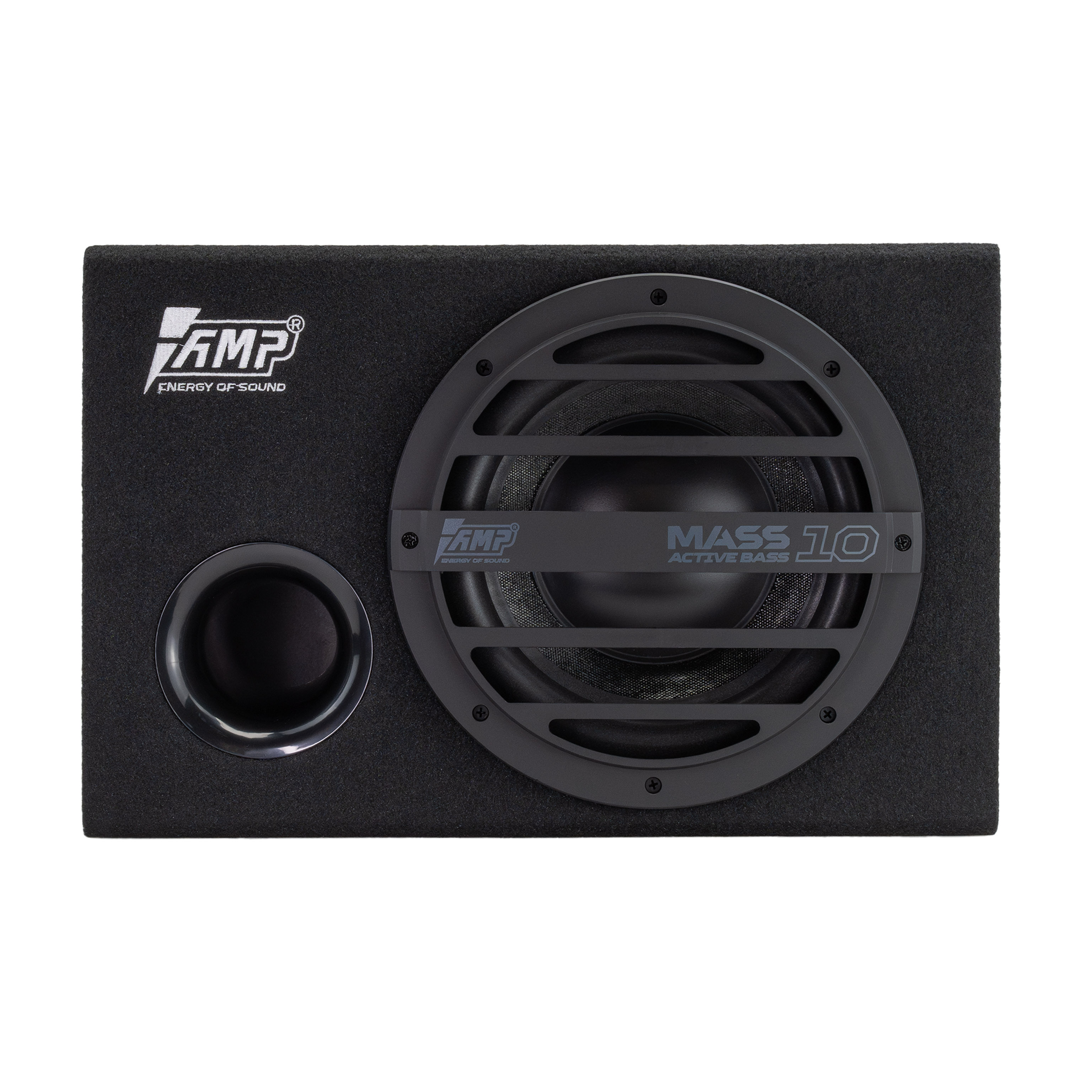 Сабвуфер корпусной активный AMP MASS ACTIVE BASS 10 оптом — цена от партии. Поставки для магазинов и установочных центров | AMPGROUP
