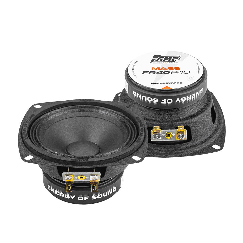 Акустика эстрадная AMP MASS FR40P40 (4ом) широкополосная оптом — цена от партии. Поставки для магазинов и установочных центров | AMPGROUP
