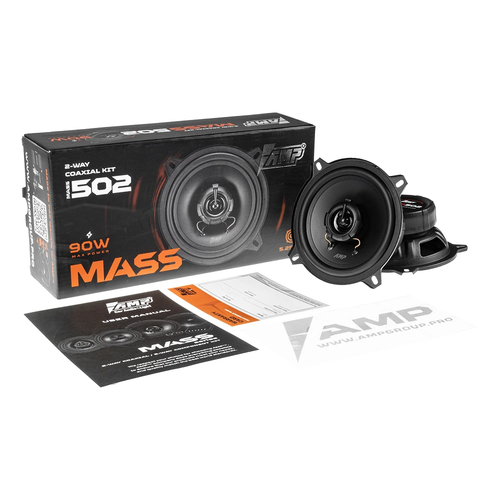 Акустика коаксиальная AMP MASS 502 оптом — цена от партии. Поставки для магазинов и установочных центров | AMPGROUP
