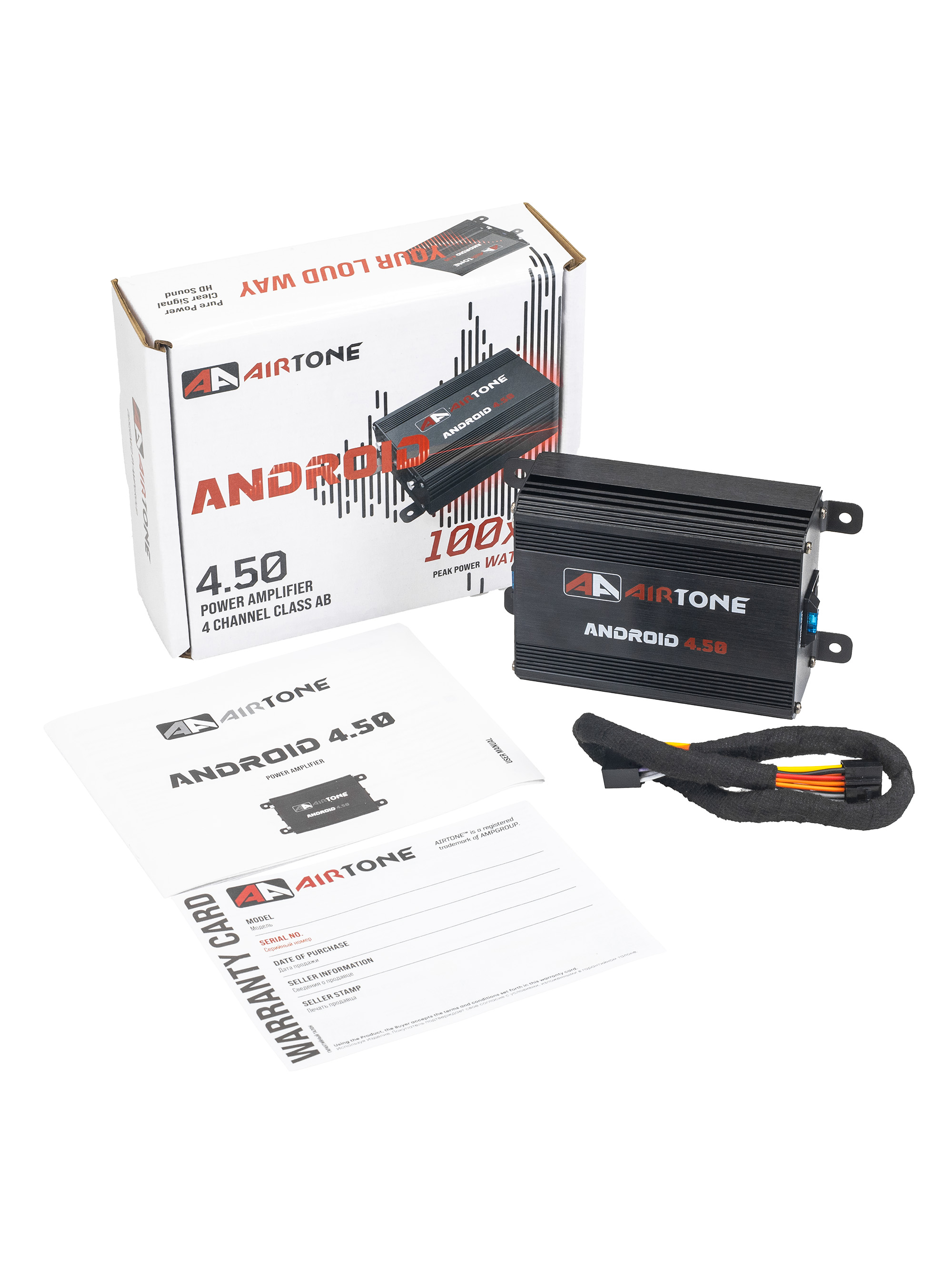 Усилитель AIRTONE ANDROID 4.50(10) оптом — цена от партии. Поставки для магазинов и установочных центров | AMPGROUP
