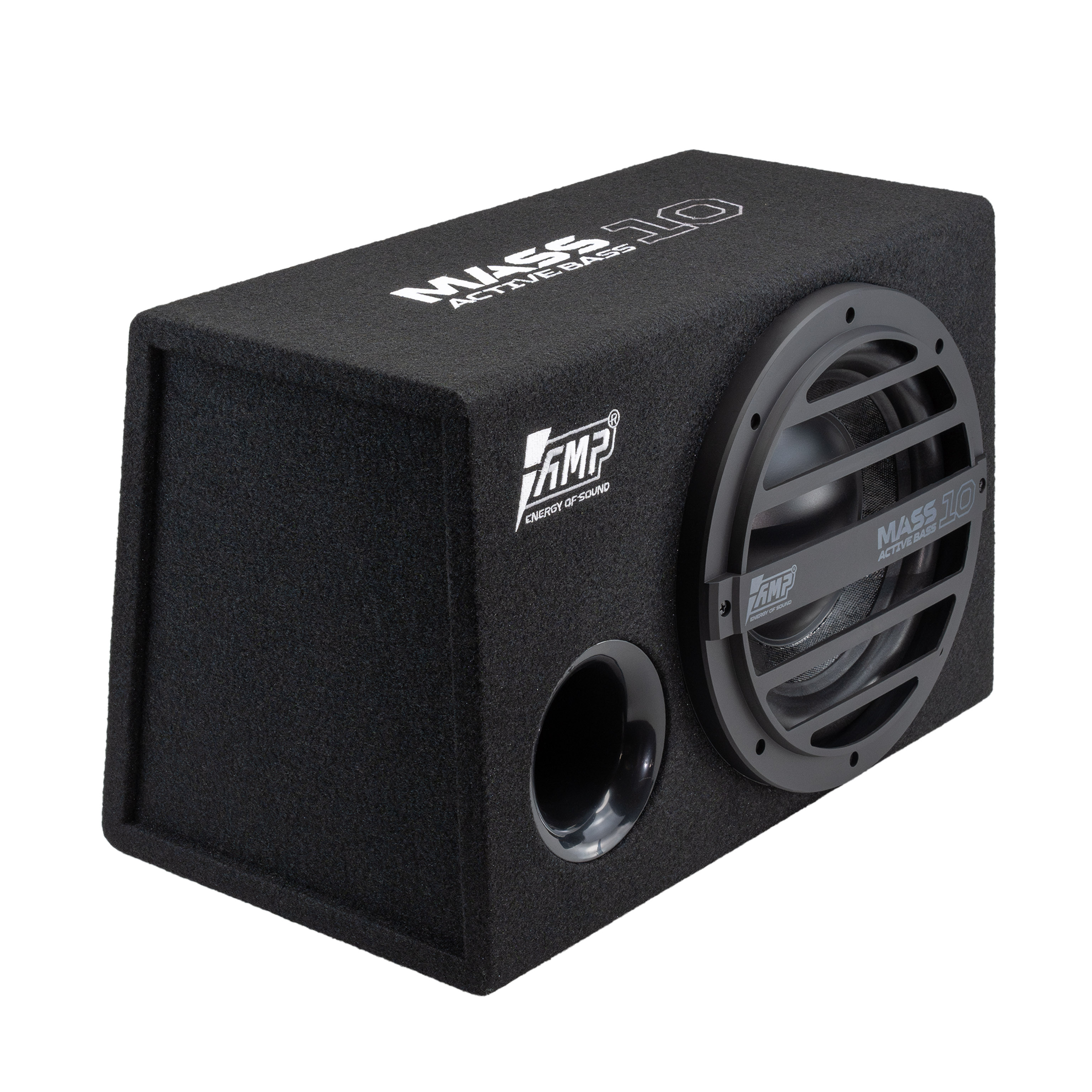 Сабвуфер корпусной активный AMP MASS ACTIVE BASS 10 оптом — цена от партии. Поставки для магазинов и установочных центров | AMPGROUP
