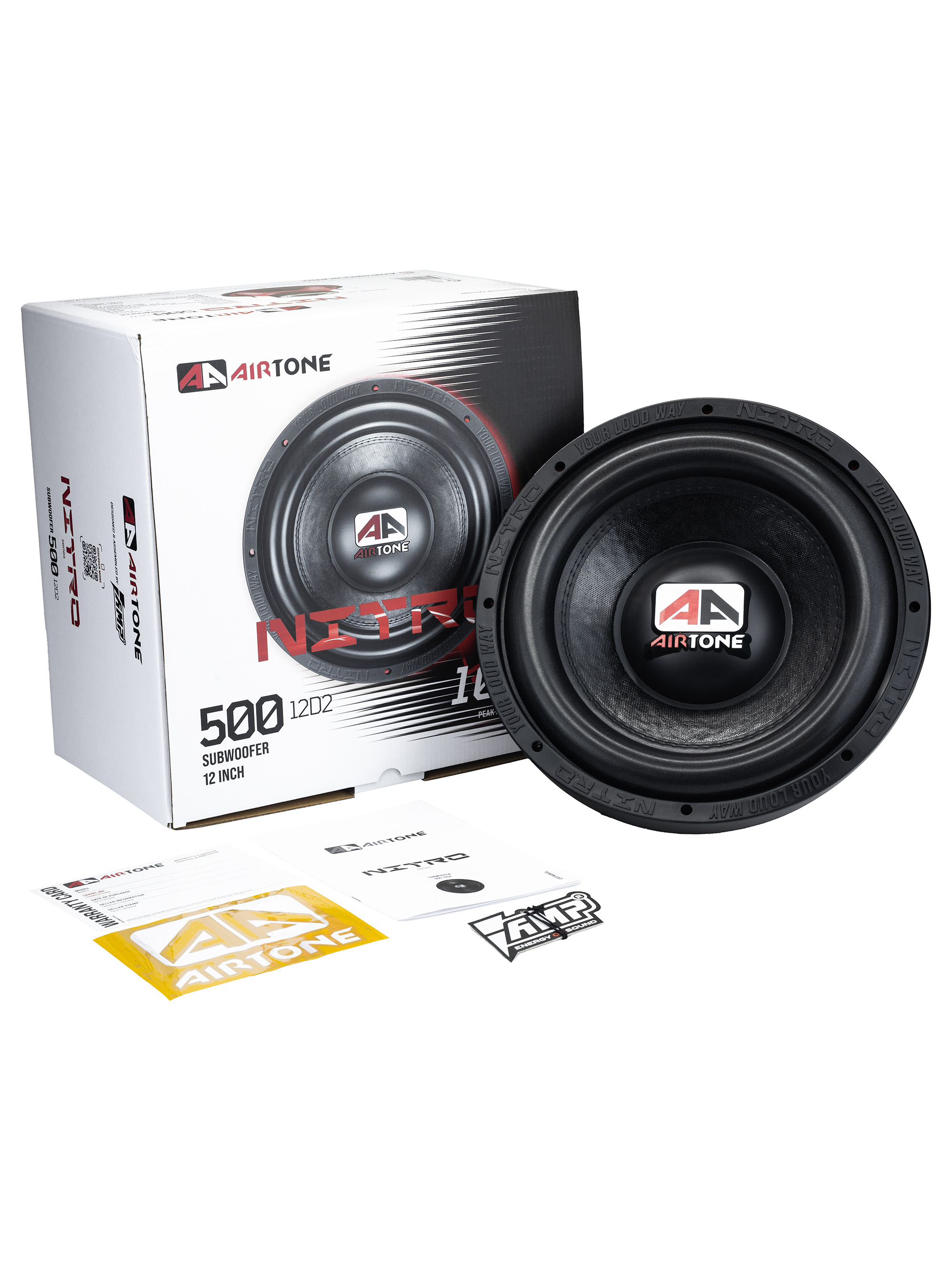 Сабвуферный динамик AIRTONE NITRO 500 12D2 оптом — цена от партии. Поставки для магазинов и установочных центров | AMPGROUP
