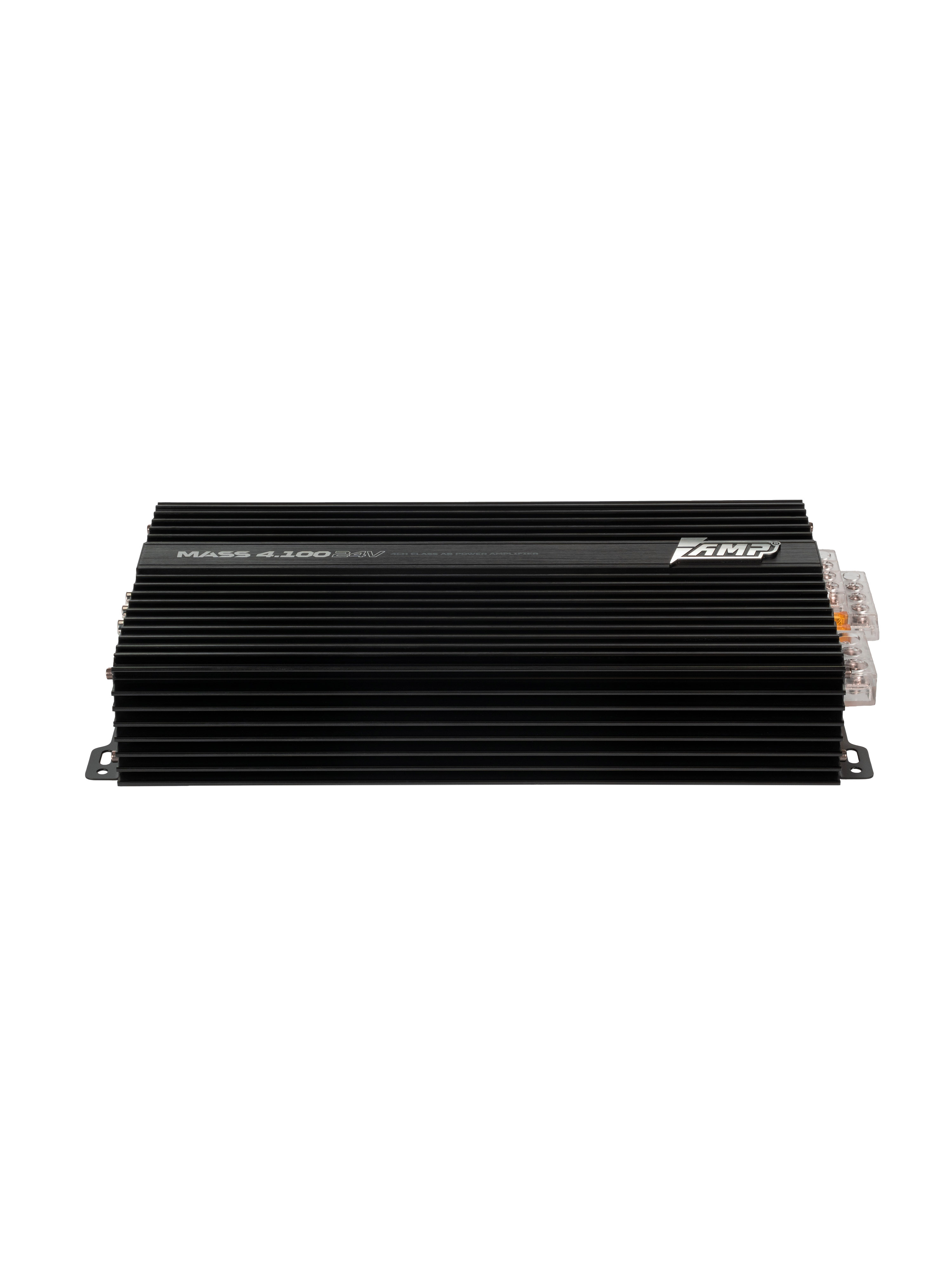 Усилитель AMP MASS 4.100 24V(6) оптом — цена от партии. Поставки для магазинов и установочных центров | AMPGROUP
