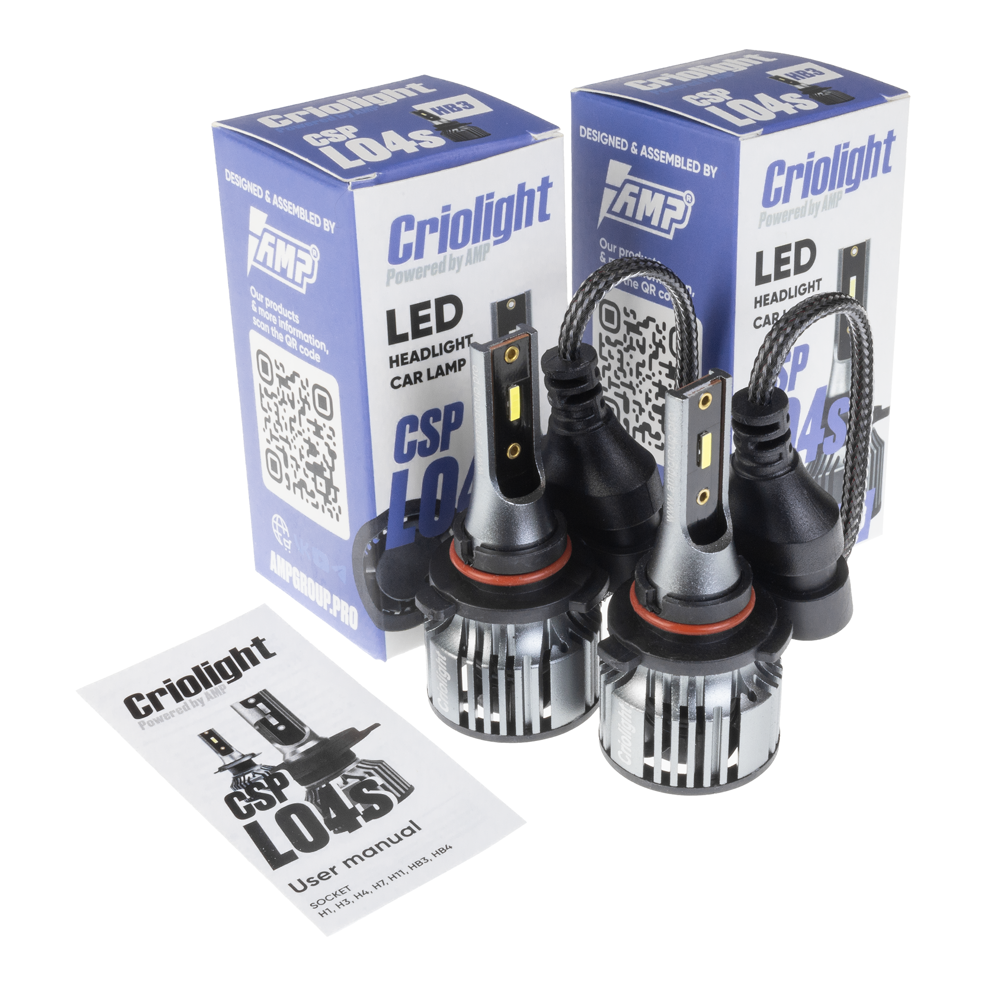 Светодиод головного света AMP/Criolight CSP L04S HB3 оптом — цена от партии. Поставки для магазинов и установочных центров | AMPGROUP
