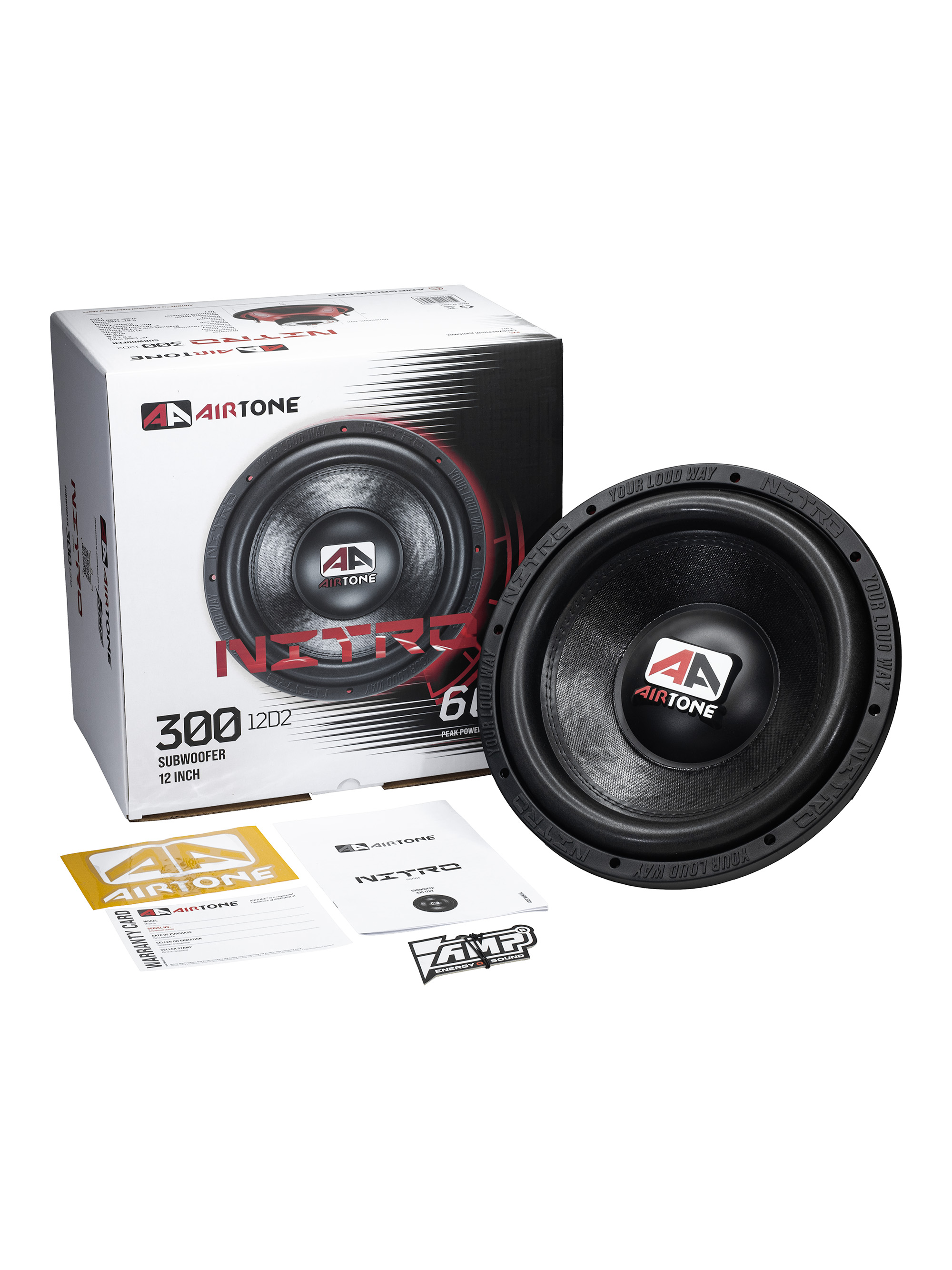 Сабвуферный динамик AIRTONE NITRO 300 12D2 оптом — цена от партии. Поставки для магазинов и установочных центров | AMPGROUP
