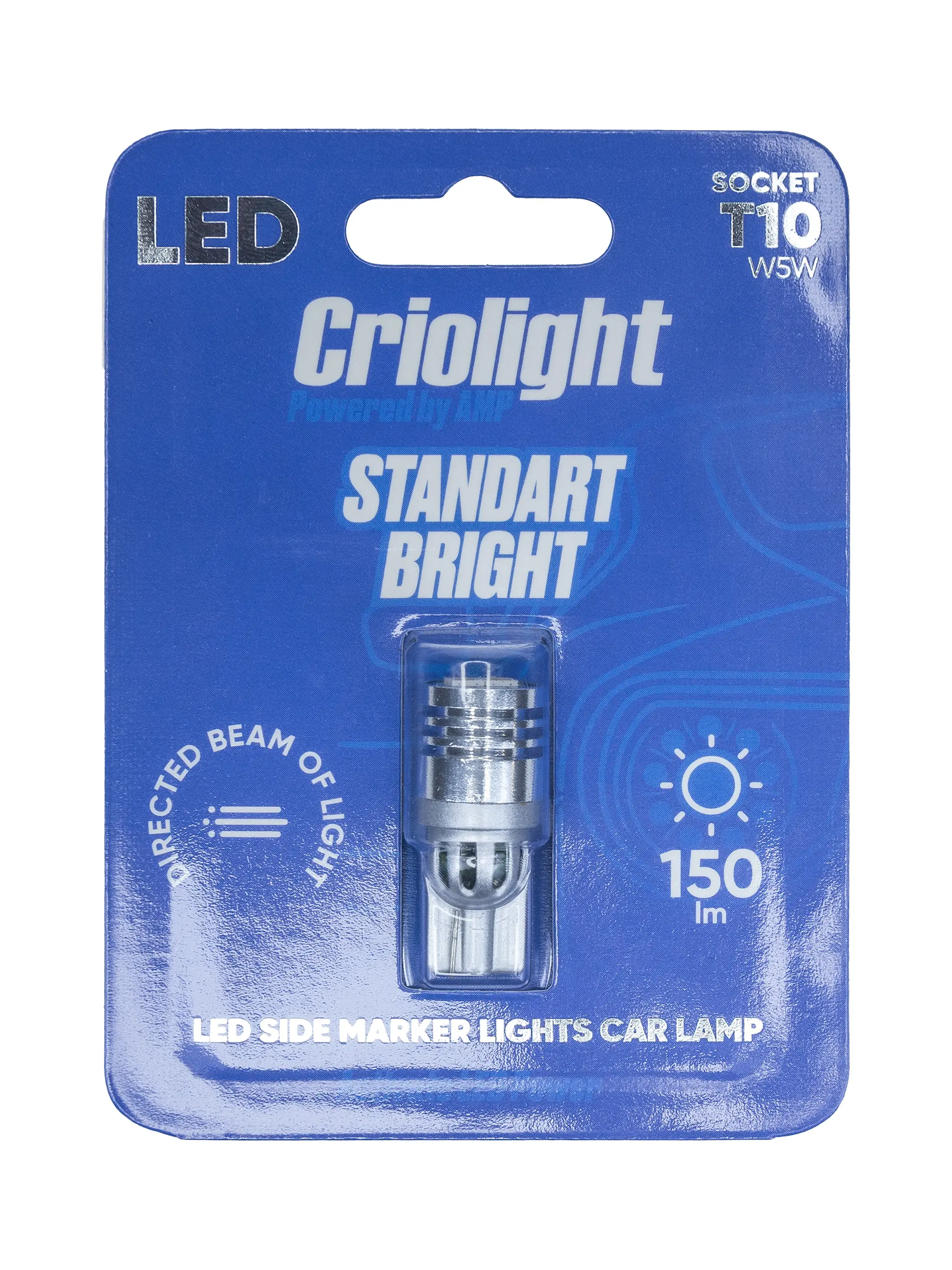 Светодиод габаритный AMP/Criolight StandartBright T10 1 штука оптом — цена от партии. Поставки для магазинов и установочных центров | AMPGROUP
