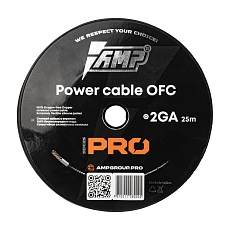 Провод силовой AMP PRO 2Ga OFC Extremely flexible Черный (25м) медь 100% оптом — цена от партии. Поставки для магазинов и установочных центров | AMPGROUP
