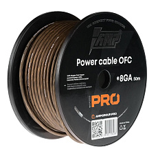 Провод силовой AMP PRO 8Ga OFC Extremely flexible Черный медь 100% оптом — цена от партии. Поставки для магазинов и установочных центров | AMPGROUP
