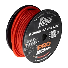 Провод силовой AMP PRO 4Ga OFC Extremely flexible Красный медь 100% оптом — цена от партии. Поставки для магазинов и установочных центров | AMPGROUP
