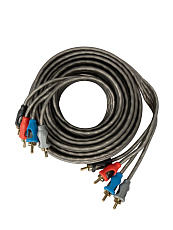 Провод соединительный AMP FRCA-54 (4RCA) Межблочный кабель-медь+экран (5м) (40) оптом — цена от партии. Поставки для магазинов и установочных центров | AMPGROUP
