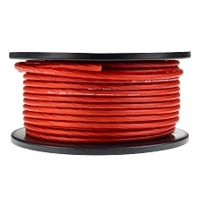 Провод силовой AMP PRO 8Ga OFC Extremely flexible Красный медь 100% оптом — цена от партии. Поставки для магазинов и установочных центров | AMPGROUP
