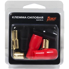 Клемма силовая AMP "Вилка" 4Ga (4шт) оптом — цена от партии. Поставки для магазинов и установочных центров | AMPGROUP
