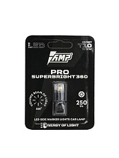 Светодиод габаритный AMP/Criolight PRO 360 SuperBright T10 оптом — цена от партии. Поставки для магазинов и установочных центров | AMPGROUP
