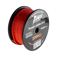Провод силовой AMP PRO 8Ga OFC Extremely flexible Красный медь 100% оптом — цена от партии. Поставки для магазинов и установочных центров | AMPGROUP
