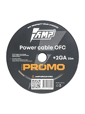 Провод силовой AMP PROMO 2Ga OFC Черный (25м) медь 100% оптом — цена от партии. Поставки для магазинов и установочных центров | AMPGROUP
