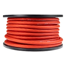 Провод силовой AMP PRO 4Ga OFC Extremely flexible Красный медь 100% оптом — цена от партии. Поставки для магазинов и установочных центров | AMPGROUP
