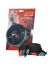 Провод соединительный AIRTONE SONIX RCA-54 (4RCA) Межблочный кабель-медь+экран (5м) (40) оптом — цена от партии. Поставки для магазинов и установочных центров | AMPGROUP
